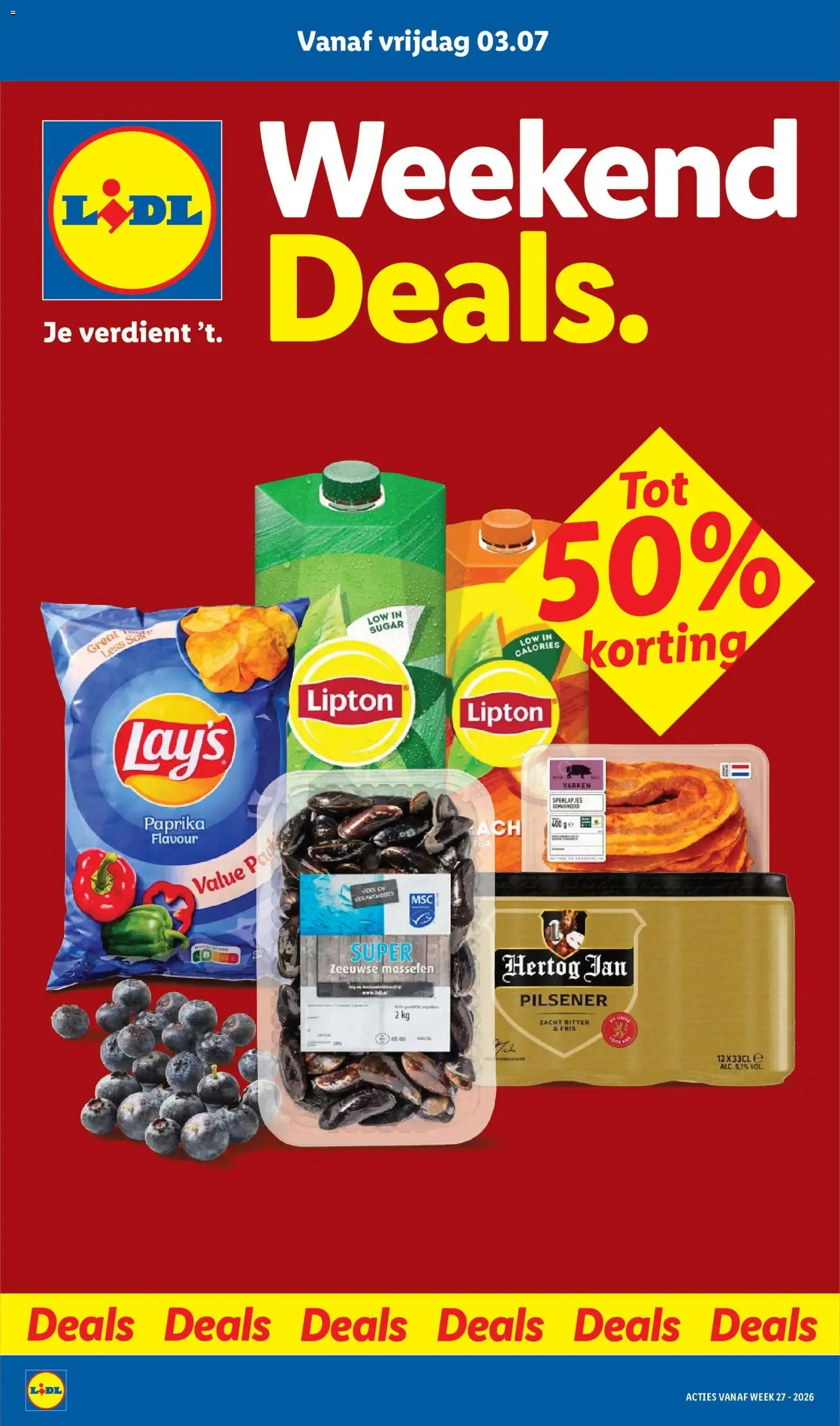 Lidl Weekend Deals van 3 juli tot 5 juli 2026 - Folder pagina 1