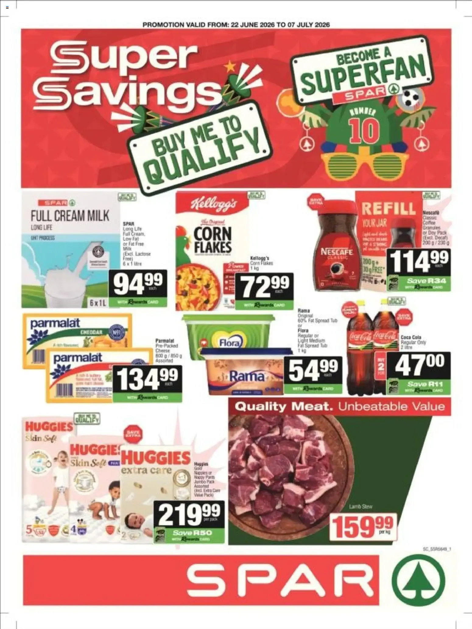 Spar - Gauteng - Weekly Specials (22/06/2026 - 07/07/2026) Online from 22 June to 7 July 2026 - Catalogue Page 1