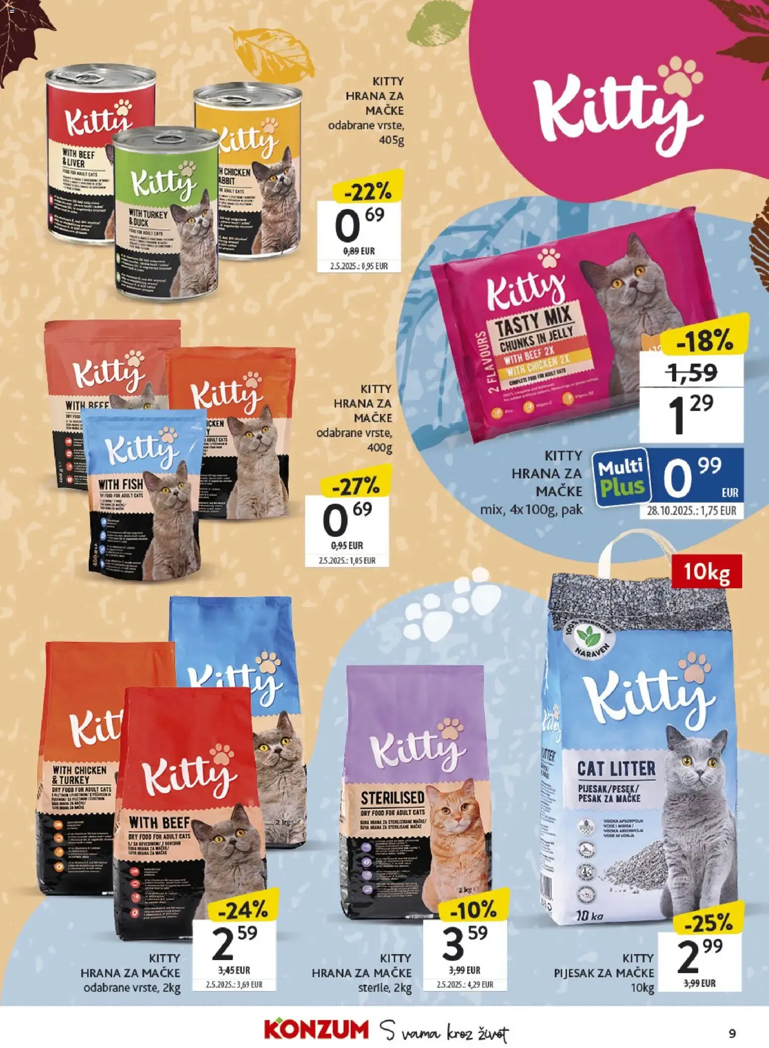 Katalog Konzum Jesenska čarolija od 5. listopada do 18. listopada 2026. - Pregled Stranica 9
