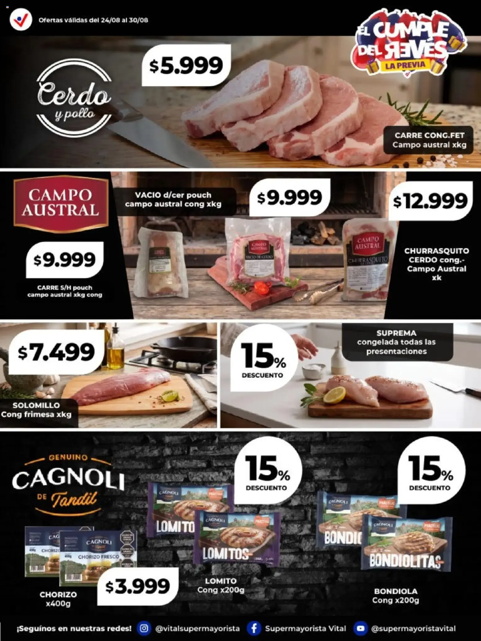 Ofertas de Vital - Especial de frescos || del 24/08/2026 - 30/08/2026 || Catálogo 24 de agosto al 30 de agosto 2026 - Página 3 del catálogo