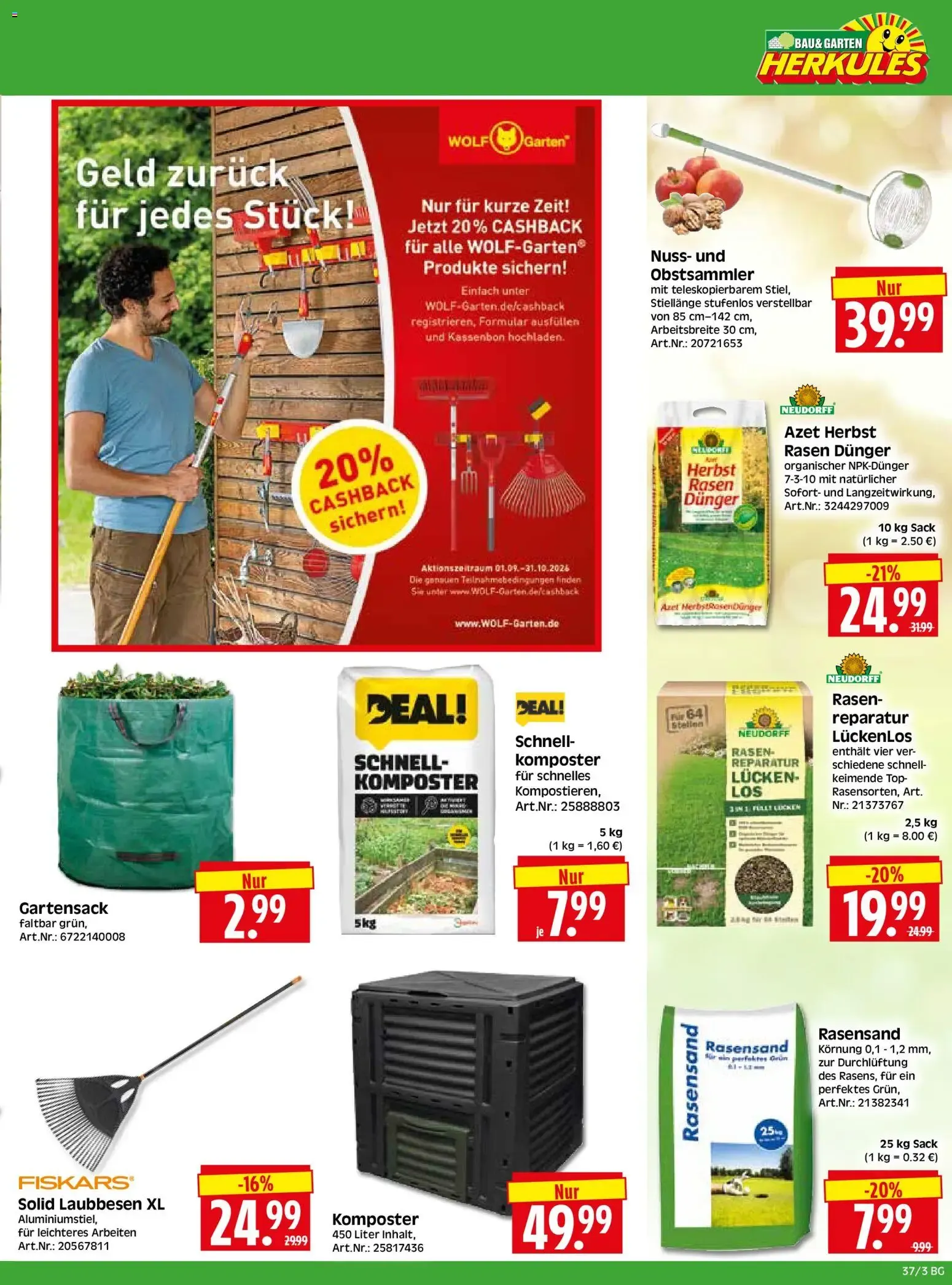 HERKULES Bau & Garten (ab 07.09.2026) zum Blättern von 7. September bis 12. September 2026 - Prospekt seite 3