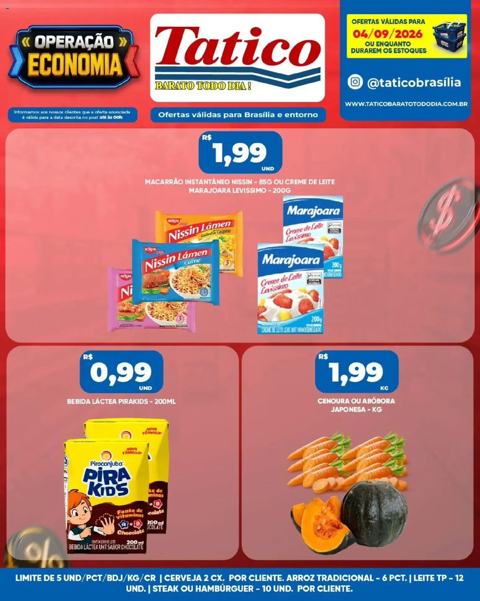 Encarte de Tatico ofertas do Dia de 04/09/2026 | Promoções Online 4 de setembro até 4 de setembro 2026 - Pagina 1