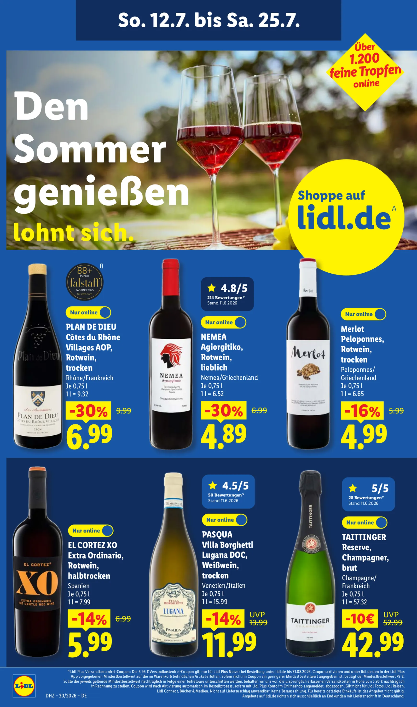 Lidl: Sparen beim Preisführer von 20. Juli bis 25. Juli 2026 - Prospekt seite 25