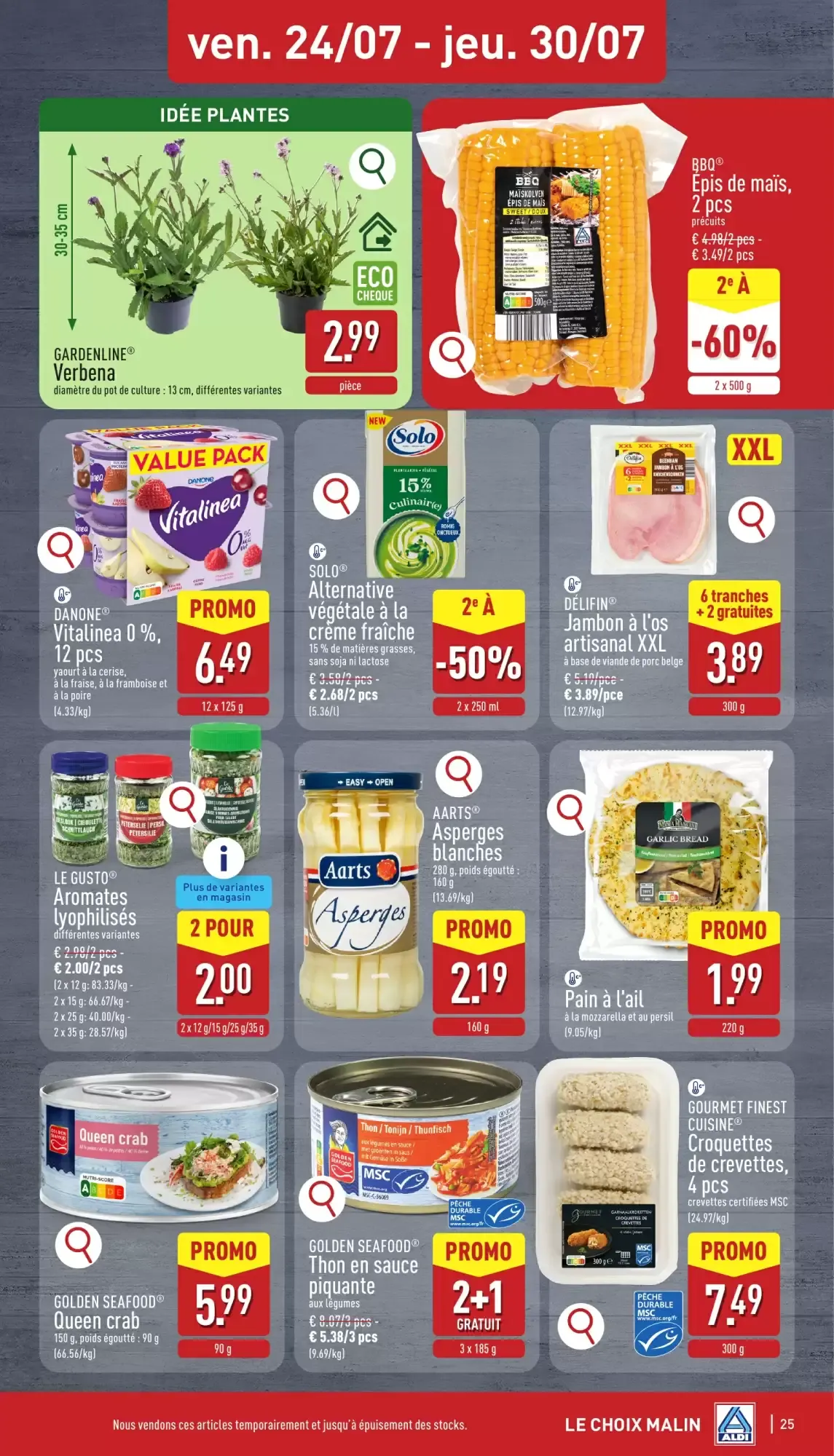 ALDI Dépliant 20/07 - 25/07 van 20 juli tot 25 juli 2026 - folder pagina 25