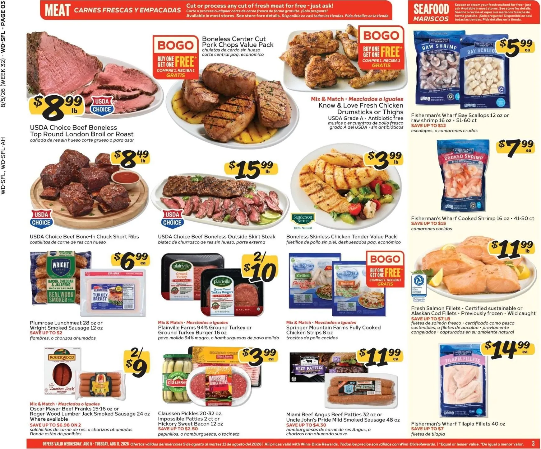Weekly ad Current Winn-Dixie leaflet valid from Wednesday 08/05/2026 to Tuesday 08/11/2026 from August 5 to August 11 2026 - Page 3