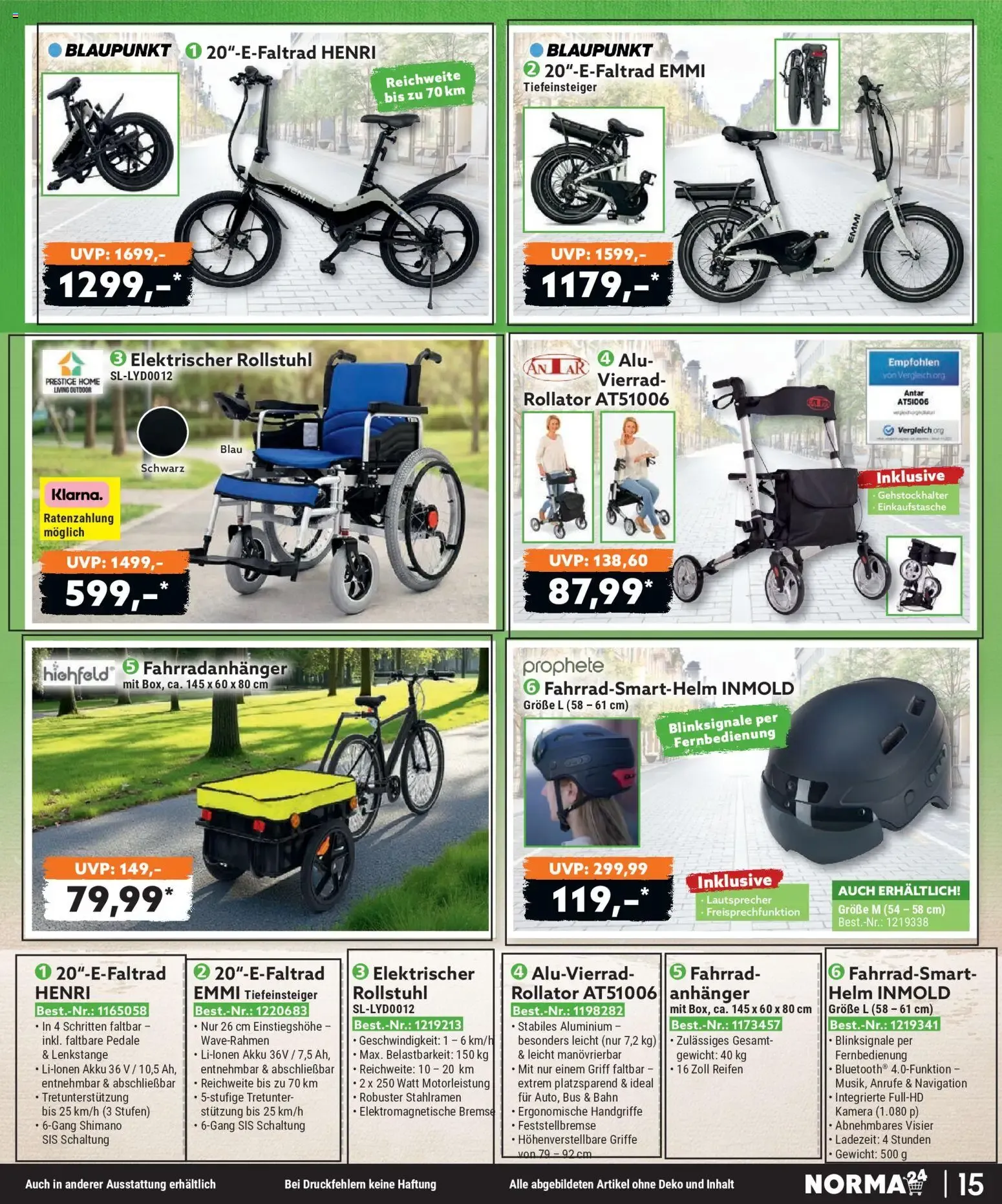 Norma Bestellmagazin Juli 2026 (ab 01.07.2026) zum blättern » Angebote von 1. Juli bis 31. Juli 2026 - Prospekt seite 15