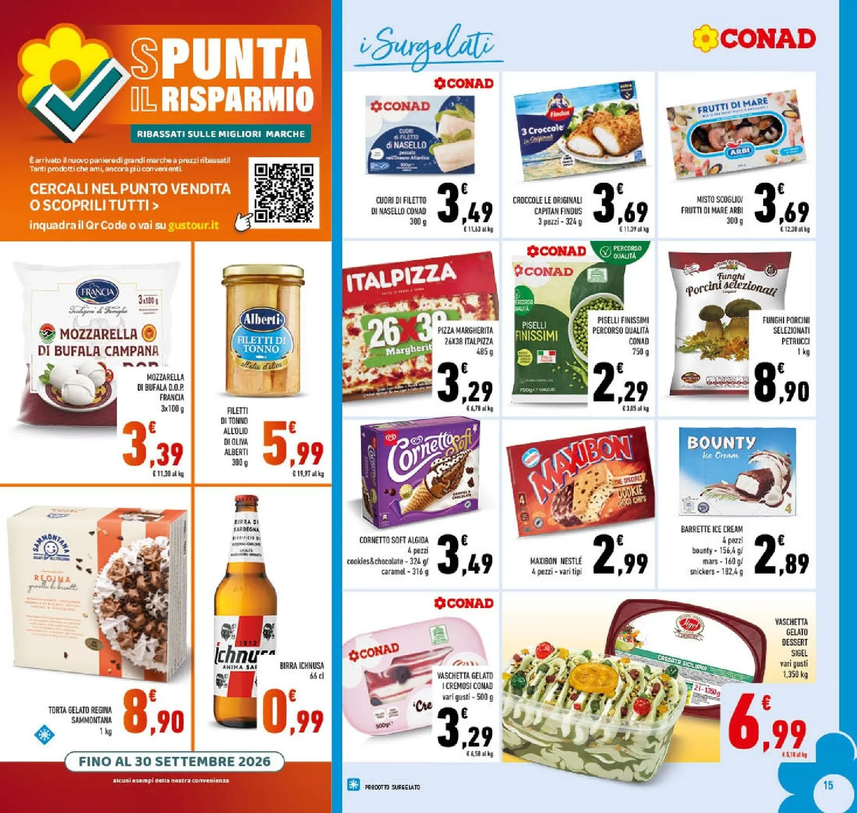 Volantino attuale di Conad valido dal mercoledì 12/08/2026 al domenica 23/08/2026 da 12 agosto a 23 agosto di 2026 - Pagina del volantino 15