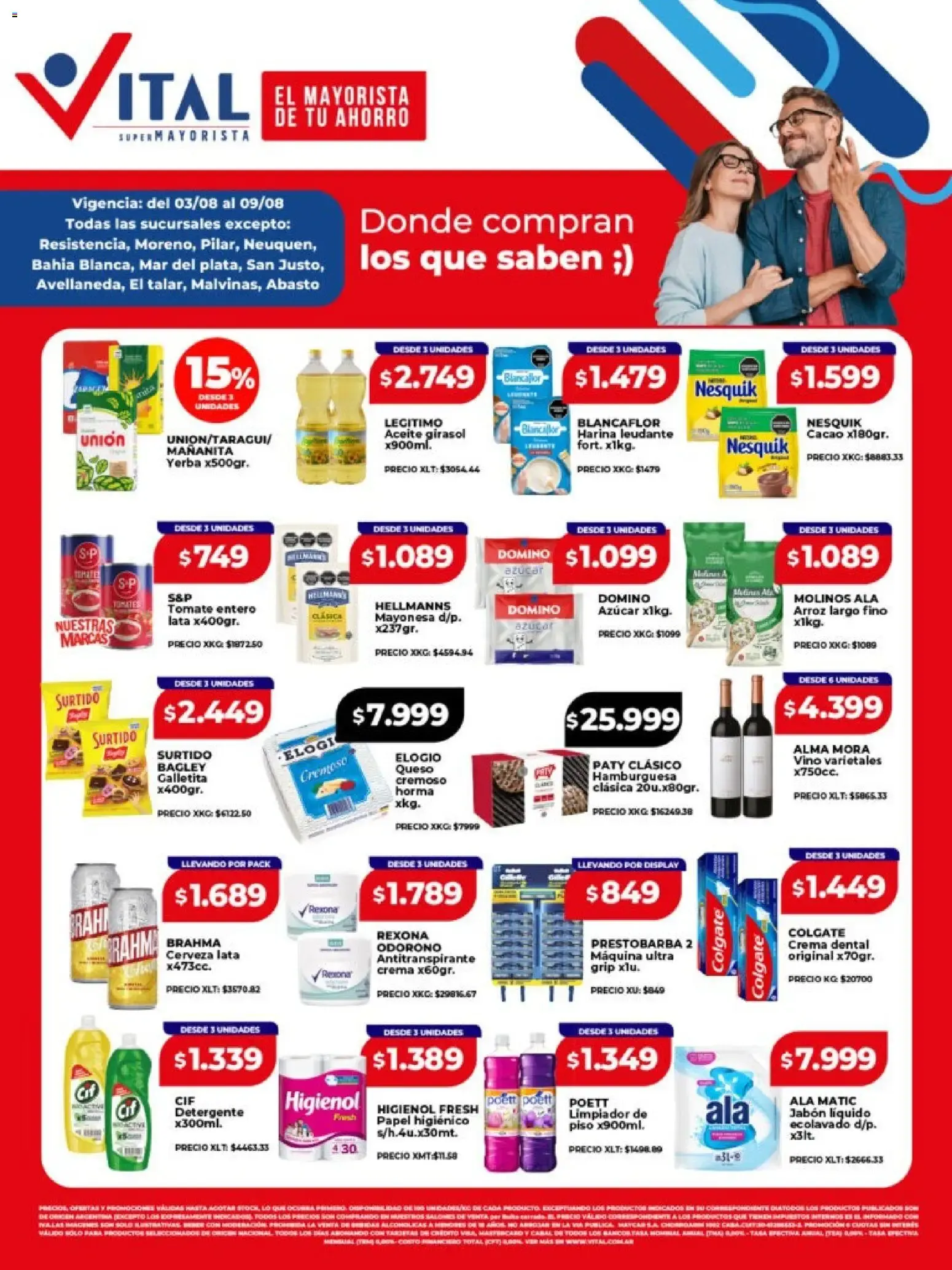 Ofertas de Vital - Ofertas || del 03/08/2026 - 09/08/2026 || Catálogo 3 de agosto al 9 de agosto 2026 - Página 1 del catálogo