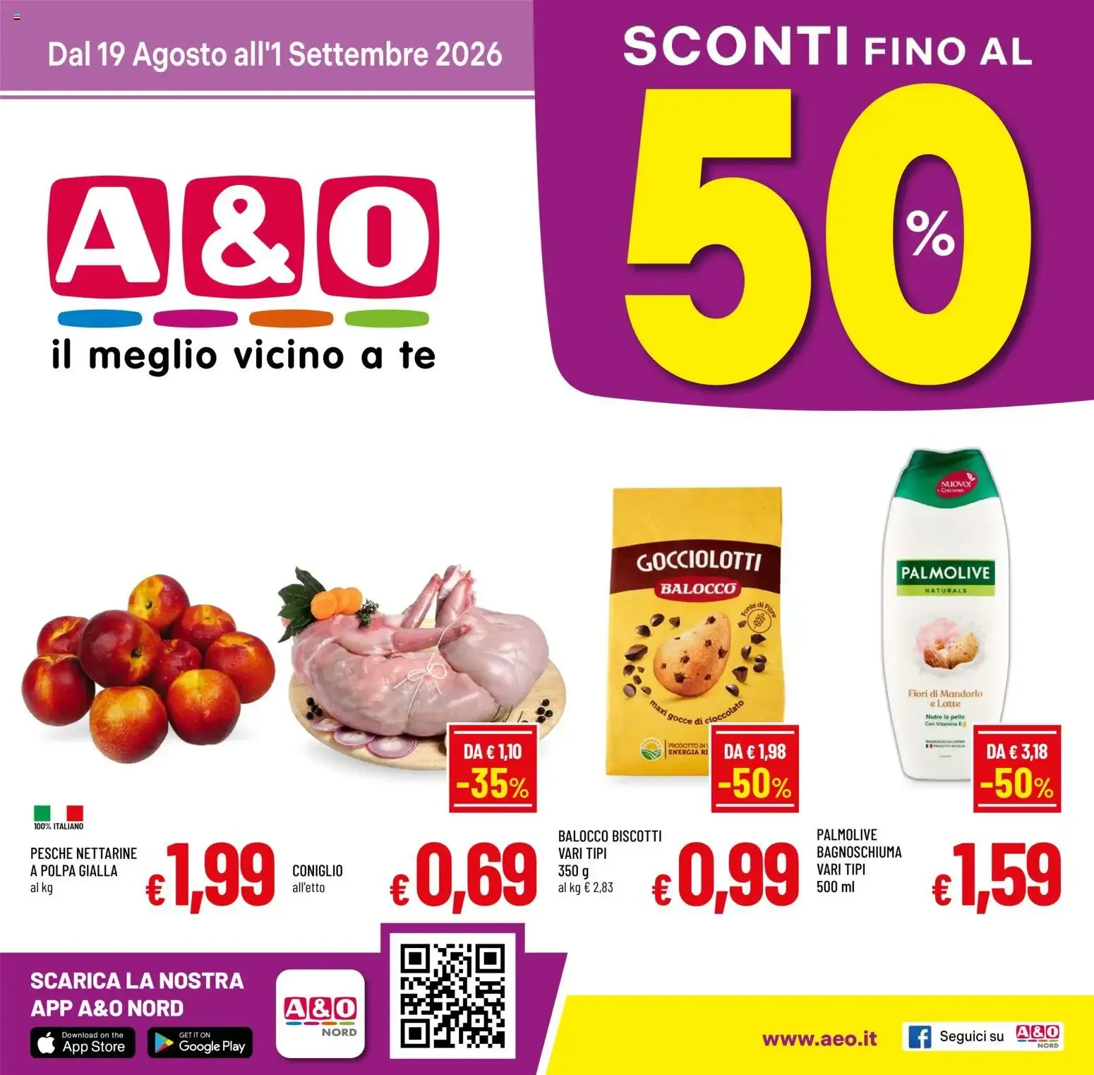 A&O volantino dal 19/08/2026 - online Offerte da 19 agosto a 1 settembre di 2026 - Pagina del volantino 1