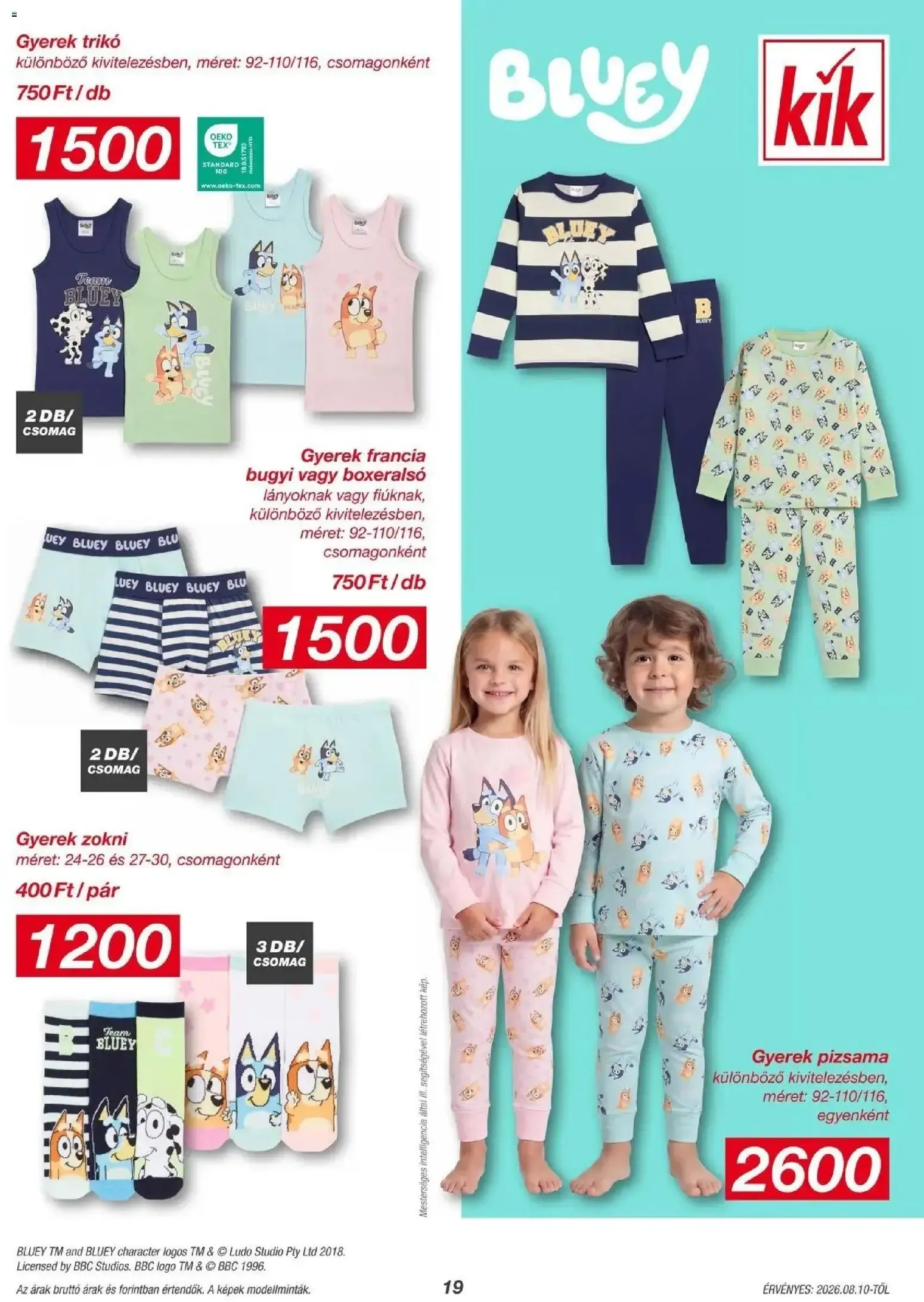 Katalógus Kik: Más alegría en la escuela. Ofertas en ropa infantil y artículos escolares con motivos Bluey y Spiderman. augusztus 10.-tól augusztus 16.-ig 2026. - Oldal 19
