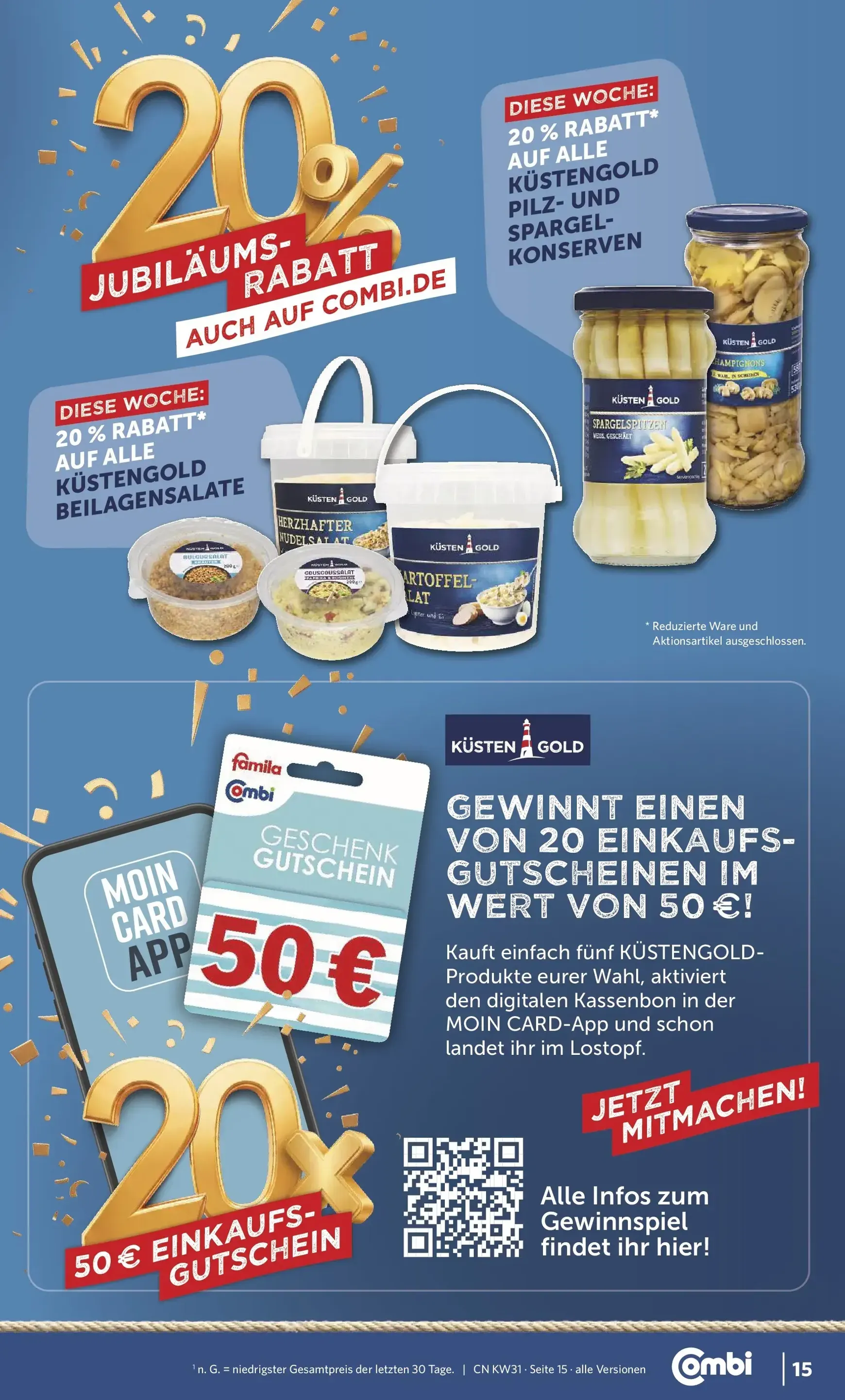 Combi - Apen Prospekt – von Montag 27.07.2026 bis Samstag 01.08.2026 von 27. Juli bis 1. August 2026 - Prospekt seite 15
