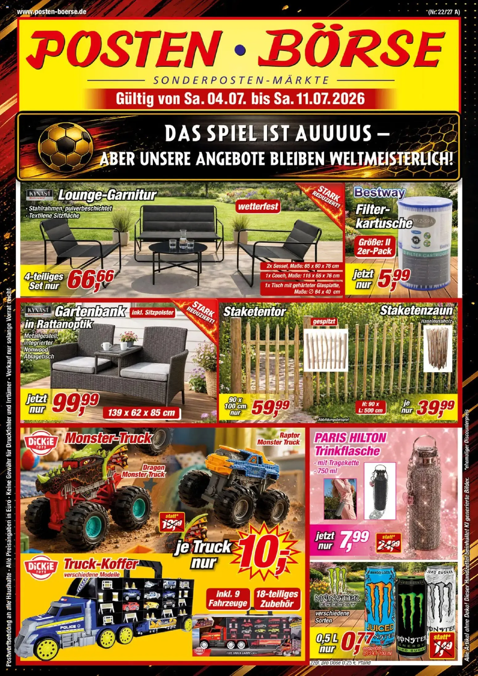 Posten Börse Prospekt (ab 04.07.2026) zum Blättern von 4. Juli bis 11. Juli 2026 - Prospekt seite 1