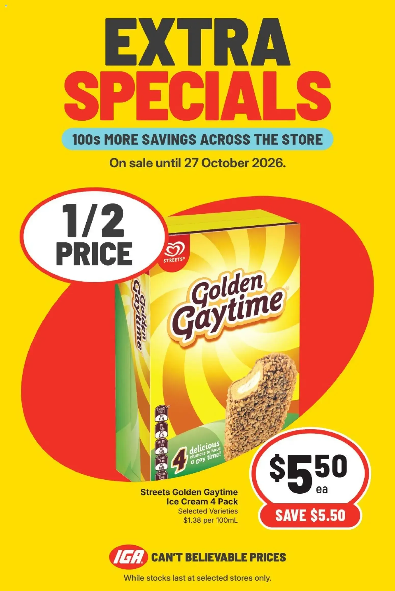 IGA Extra Specials: Sorbent Toilet Tissue - Catalogue valid from 21 October to 27 October 2026 - page 4