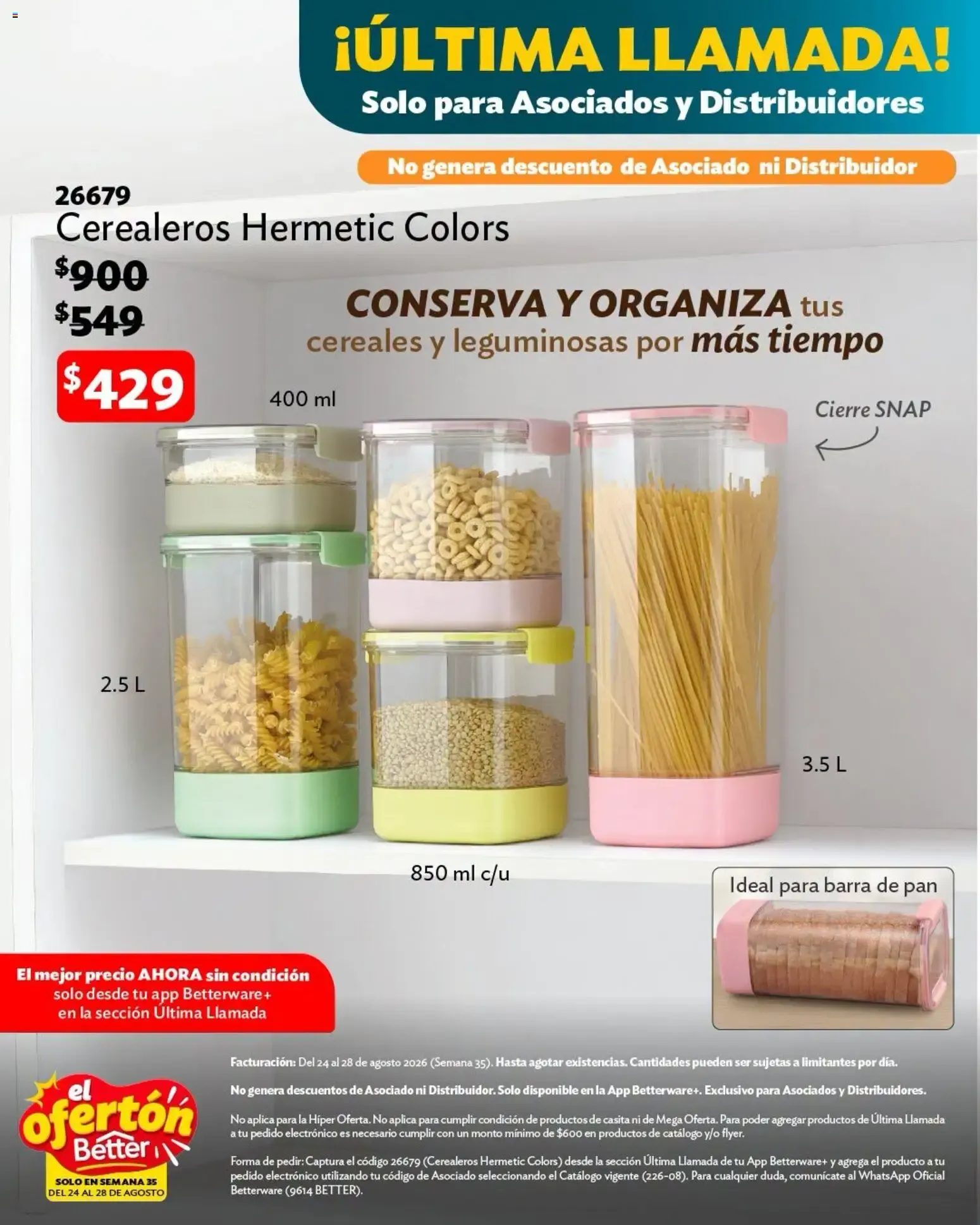 Catálogo de El Ofertón Betterware - Regreso a Clases 24 de agosto al 28 de agosto 2026 - Pagina 13