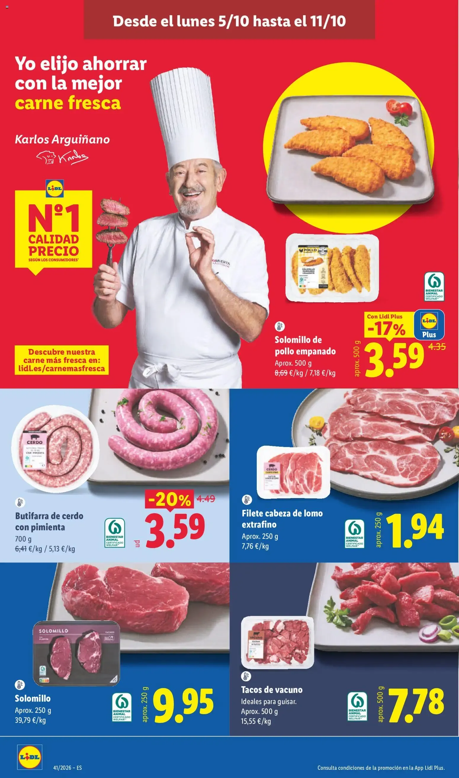 Catálogo de Lidl folleto del 05/10/2026 | Ofertas 5 de octubre al 11 de octubre 2026 - Página 6
