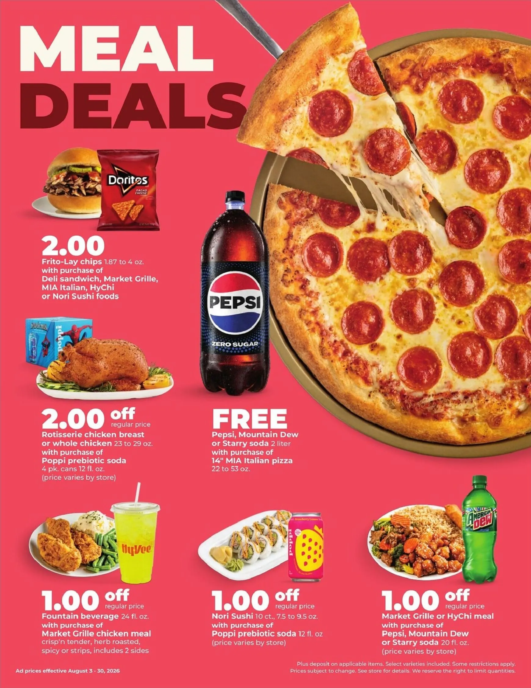 Weekly ad Current Hy Vee August leaflet valid from Monday 08/03/2026 to Sunday 08/30/2026 from August 3 to August 30 2026 - Page 18
