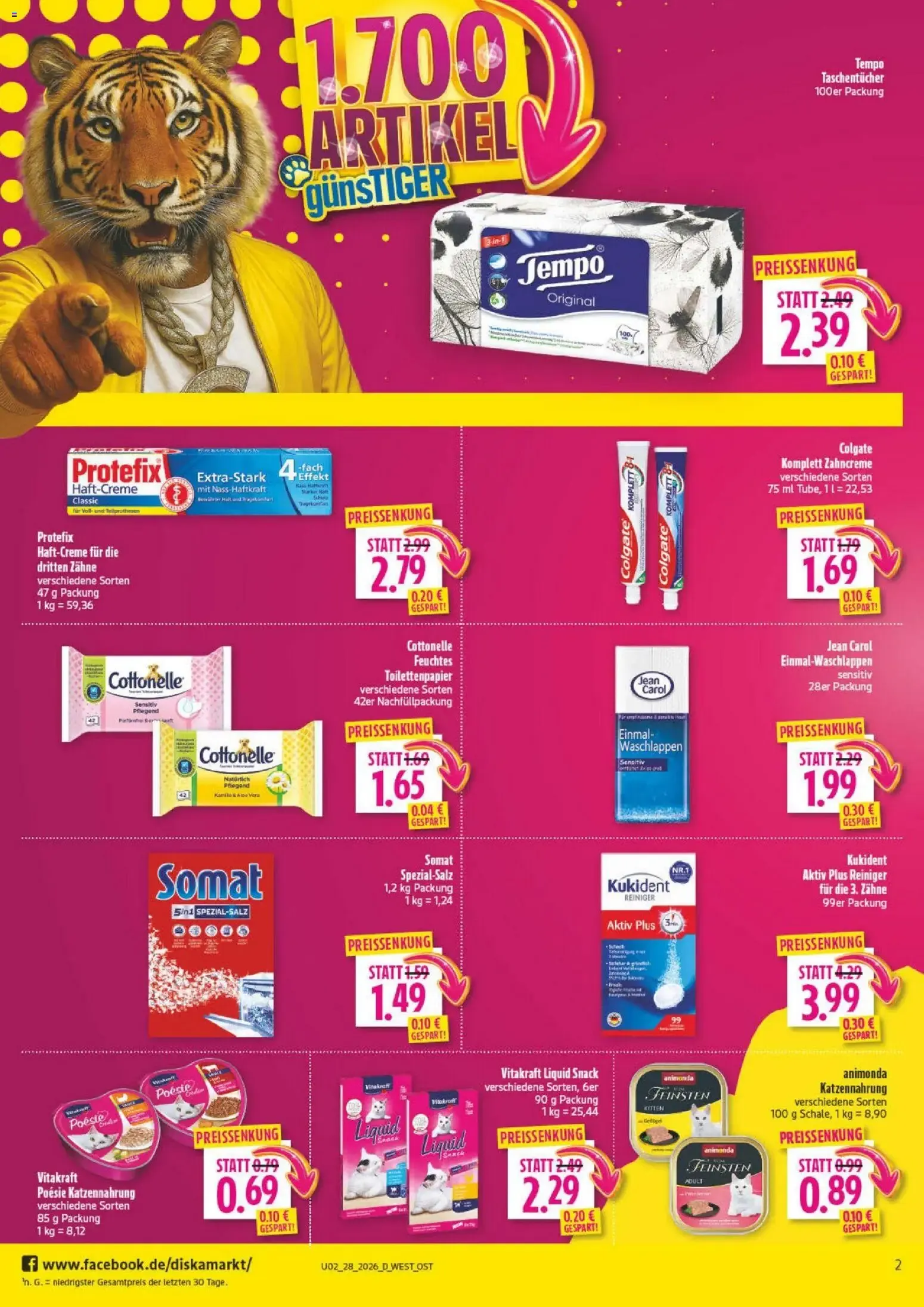 Diska – 1.700 artículos con precio reducido von 6. Juli bis 11. Juli 2026 - Prospekt seite 2