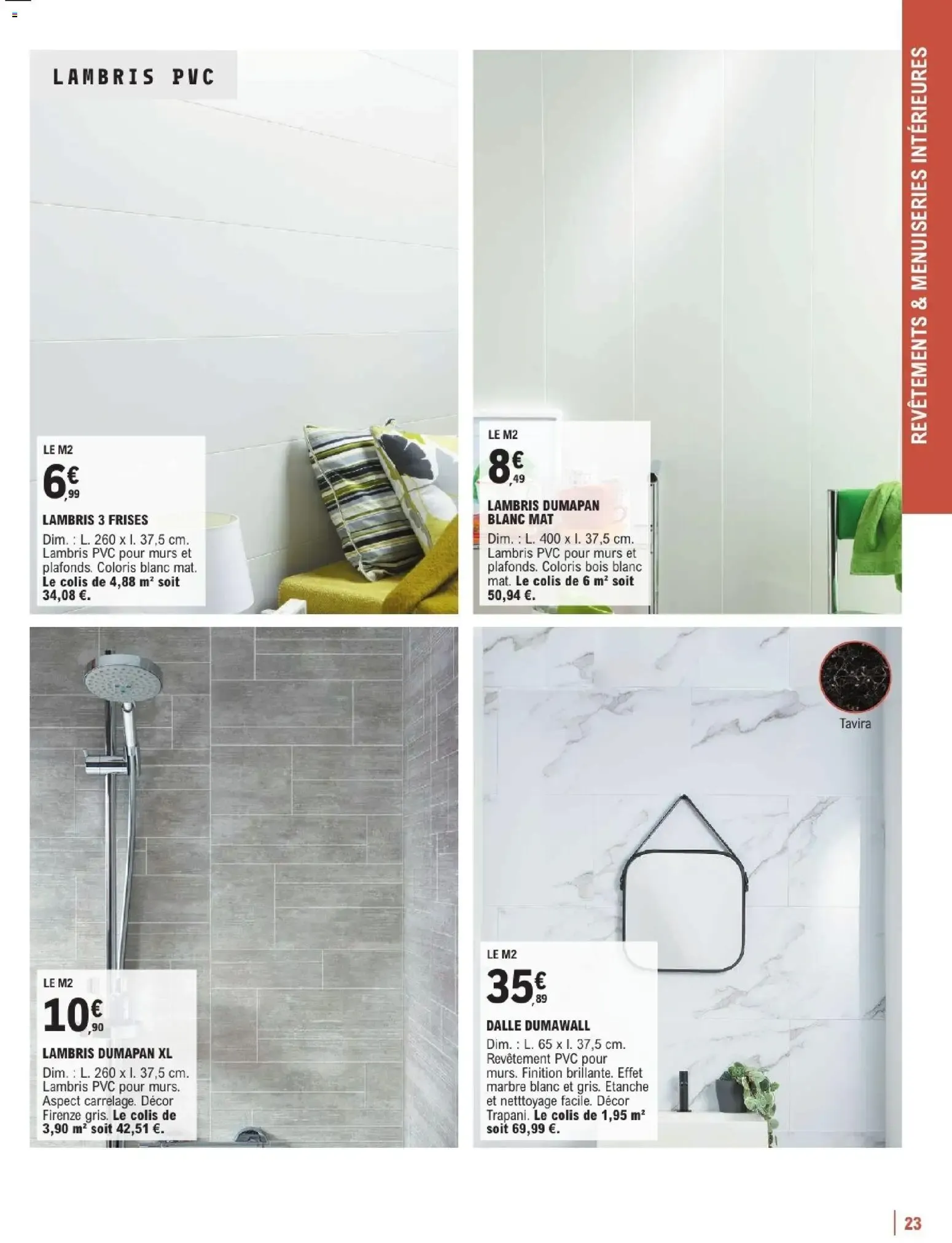 Brico E.Leclerc - Guide aménagement intérieur à partir du 06/01/2026 - promo en ligne du 6 janvier au 7 février 2026 - Catalogue page 23