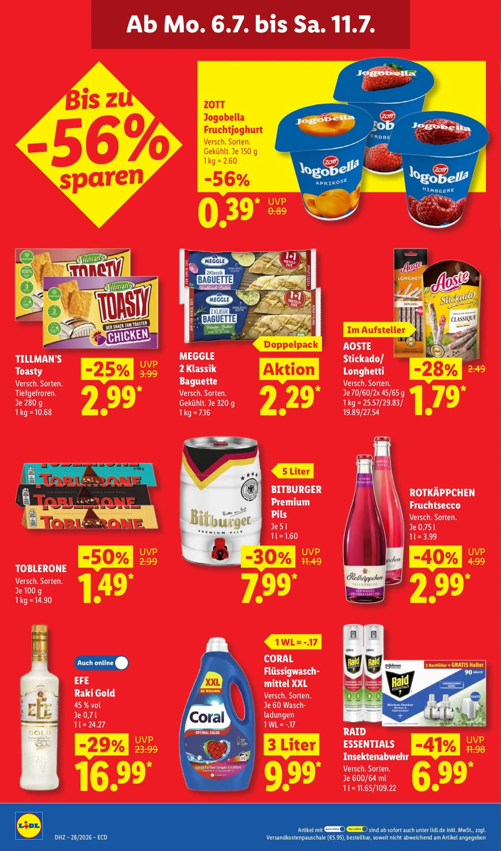 Lidl Wochenangebote von 6. Juli bis 11. Juli 2026 - Prospekt seite 17