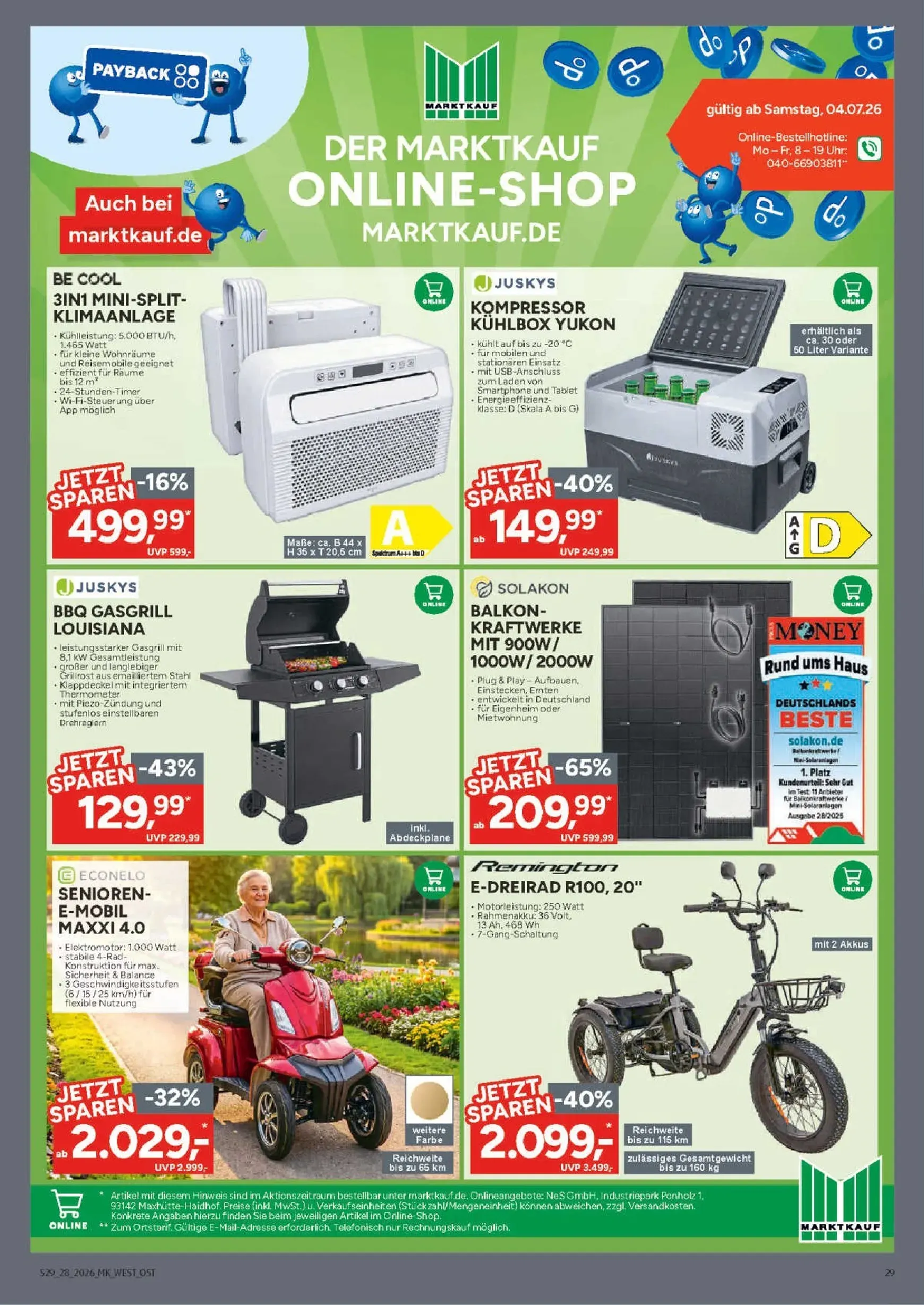 Marktkauf Prospekt – von Montag 06.07.2026 bis Samstag 11.07.2026 von 6. Juli bis 11. Juli 2026 - Prospekt seite 29