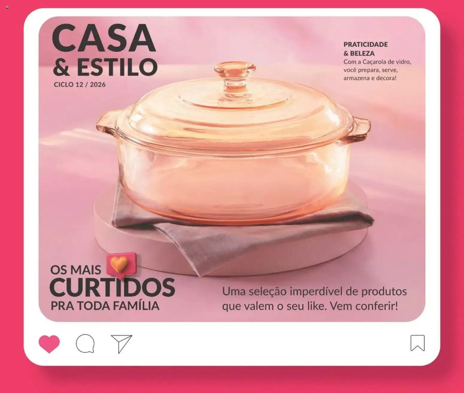 Encarte de CASA & ESTILO - CICLO 12 / 2026 19 de julho até 9 de agosto 2026 - Pagina 1