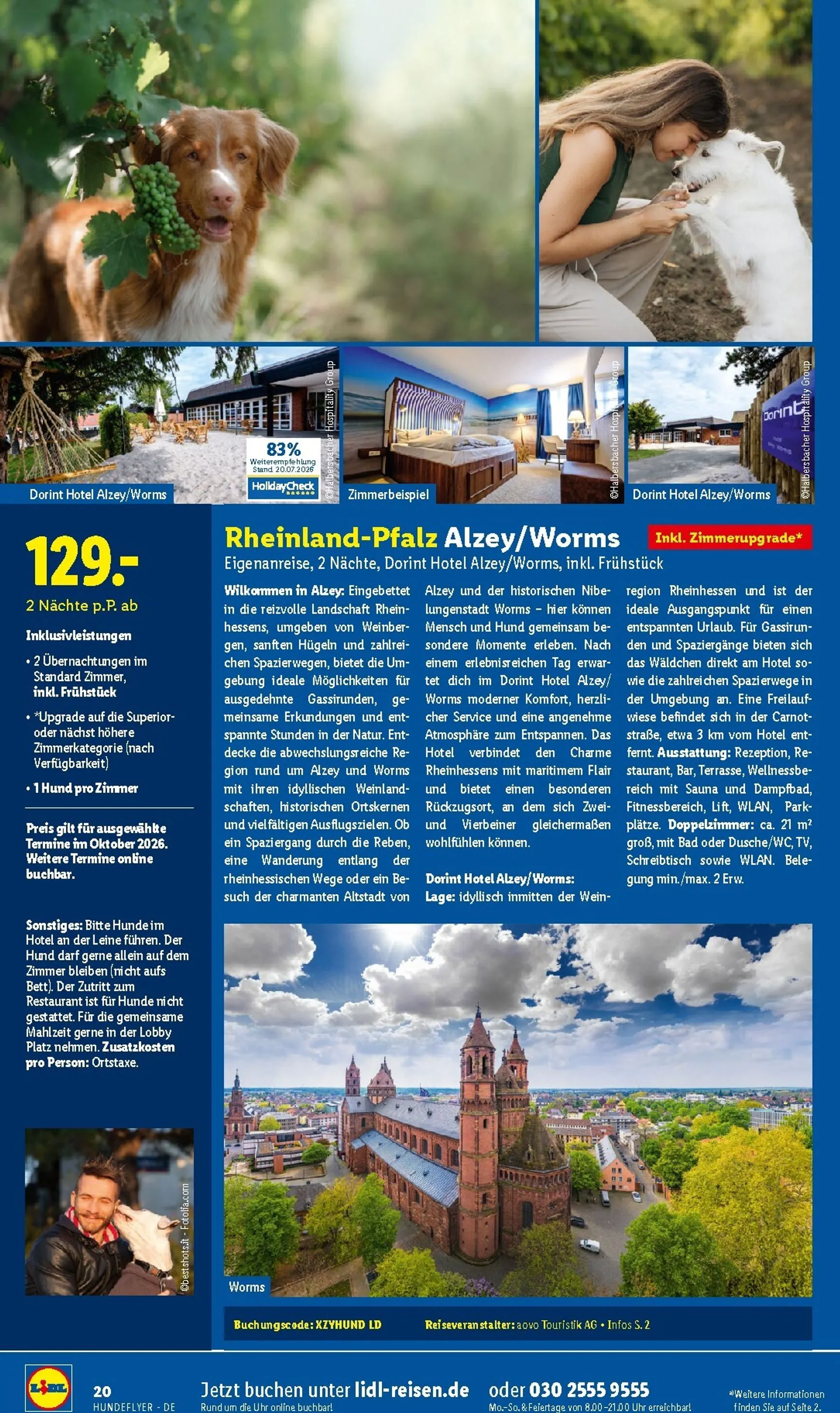 Urlaub mit Wau-Effekt lohnt sich. Lidl Reisen & Experiences von 29. Juli bis 31. Dezember 2026 - Prospekt seite 20
