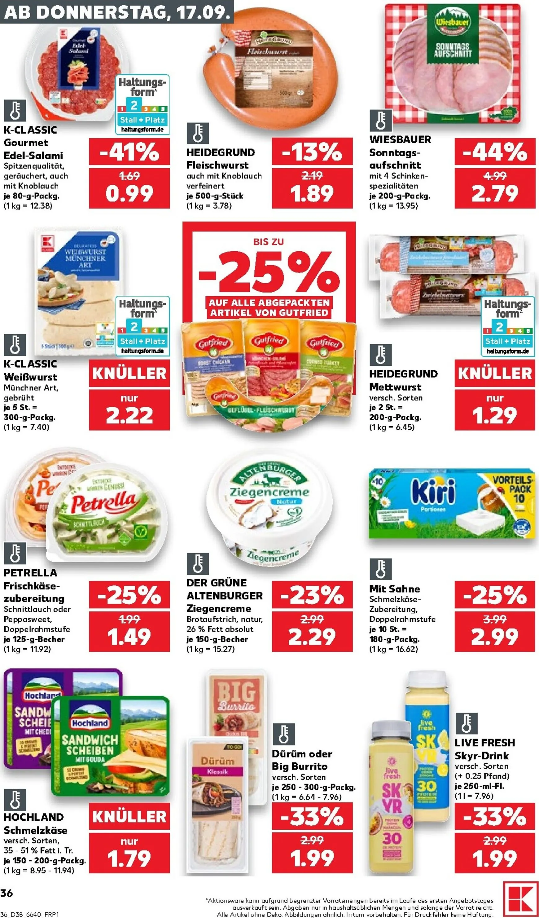 Neuer Kaufland Prospekt – von Donnerstag 17.09.2026 bis Mittwoch 23.09.2026 von 17. September bis 23. September 2026 - Prospekt seite 37