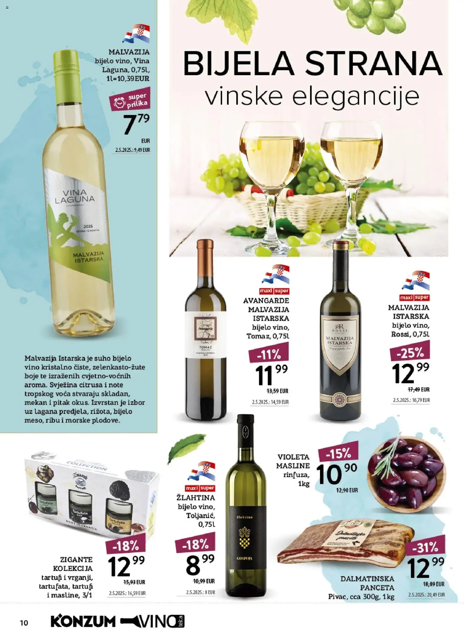 Katalog Konzum Katalog Vino od 12. listopada do 25. listopada 2026. - Pregled Stranica 10