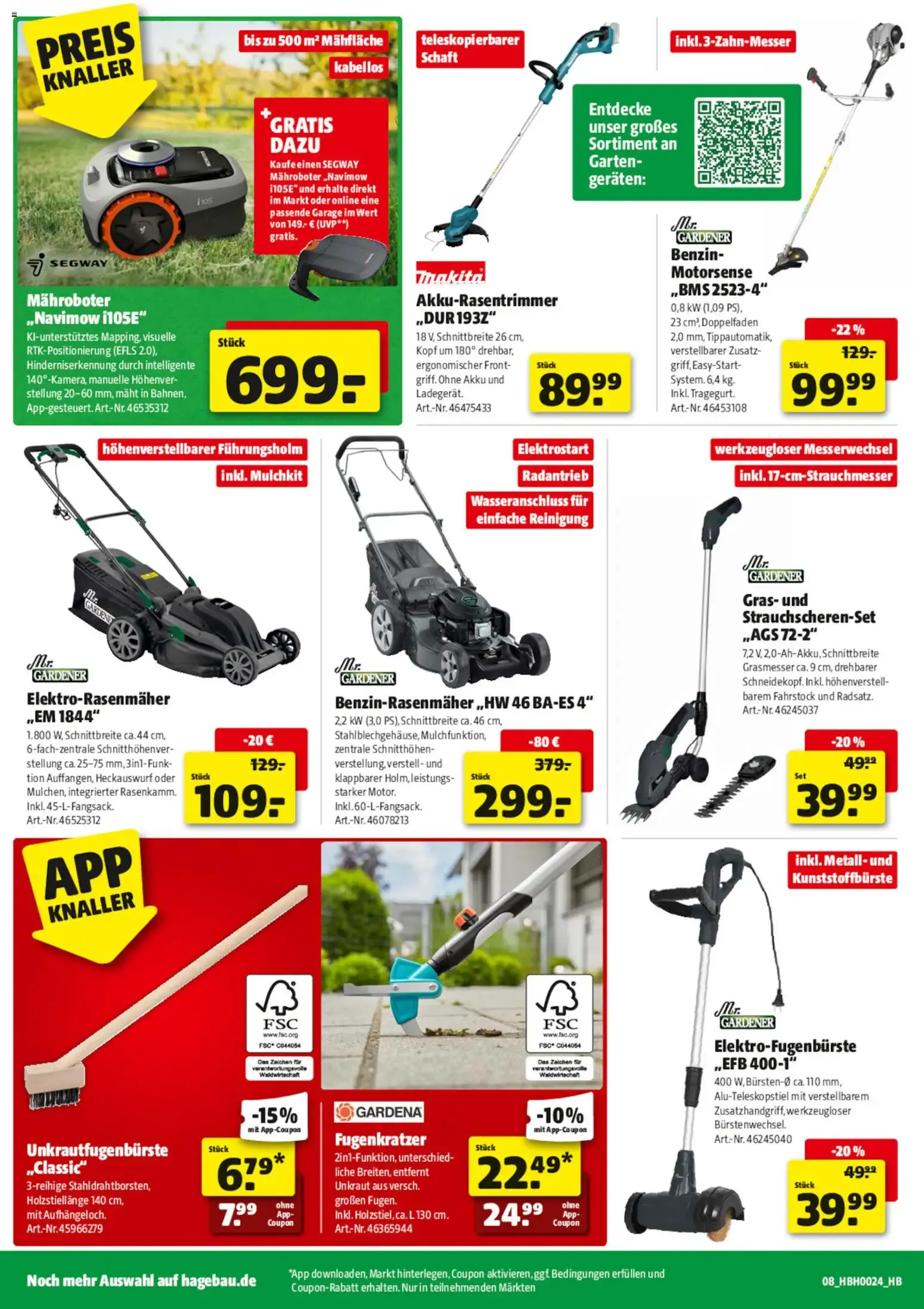 Hagebaumarkt: Hier grillt dein Bestpreis von 6. Juni bis 20. Juni 2026 - Prospekt seite 8