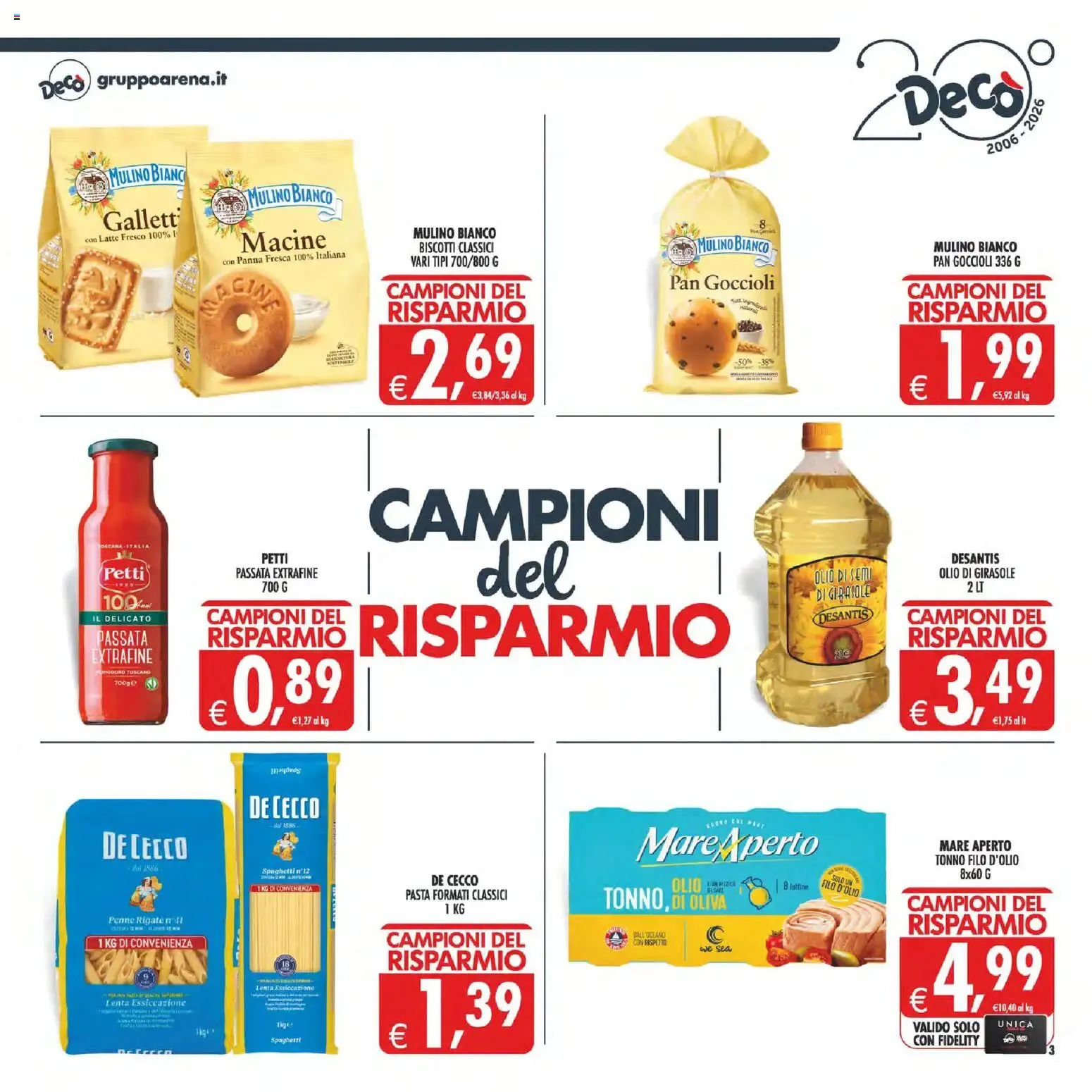 Decò iperStore Superstore - Campioni del Risparmio da 1 settembre a 10 settembre di 2026 - Pagina del volantino 3