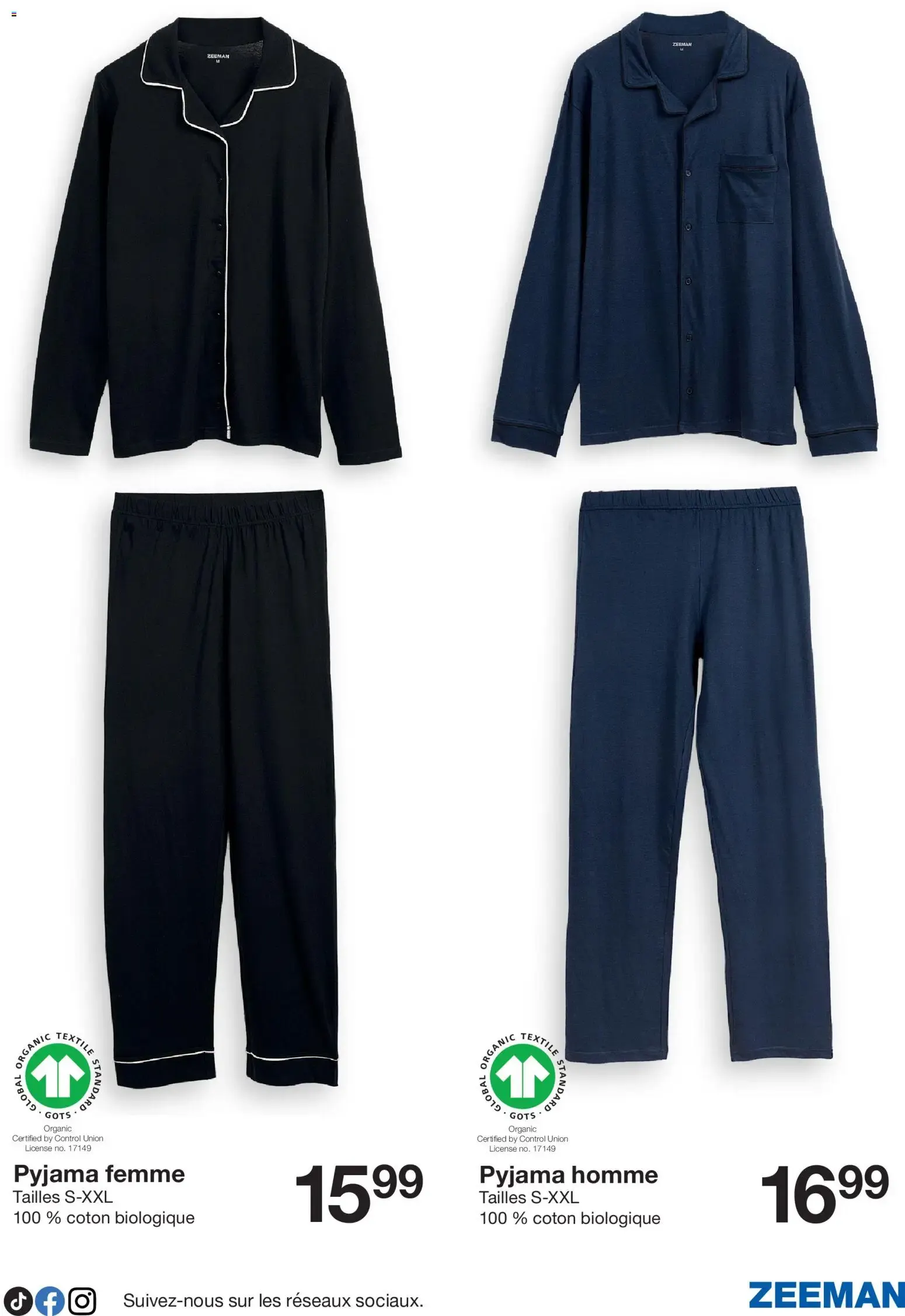 Cette semaine : des pyjamas chauds pour tout le monde. du 24 octobre au 6 novembre 2026 - Catalogue page 11