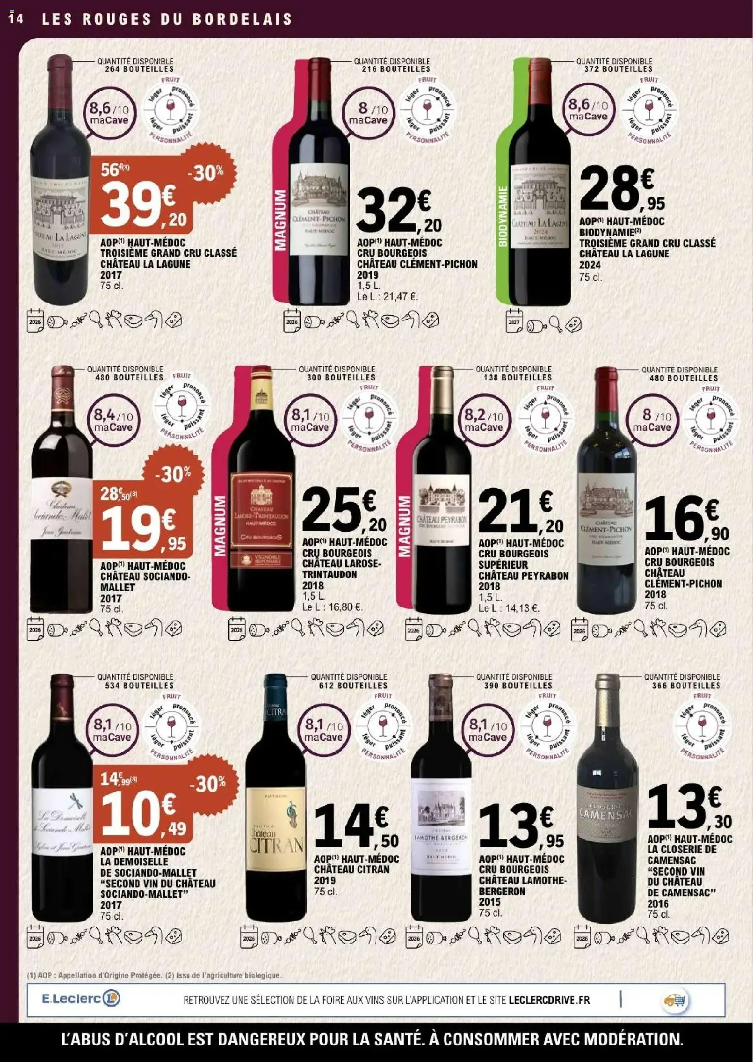 E.Leclerc La Foire aux Vins 2026 du 29 septembre au 10 octobre 2026 - Catalogue page 14
