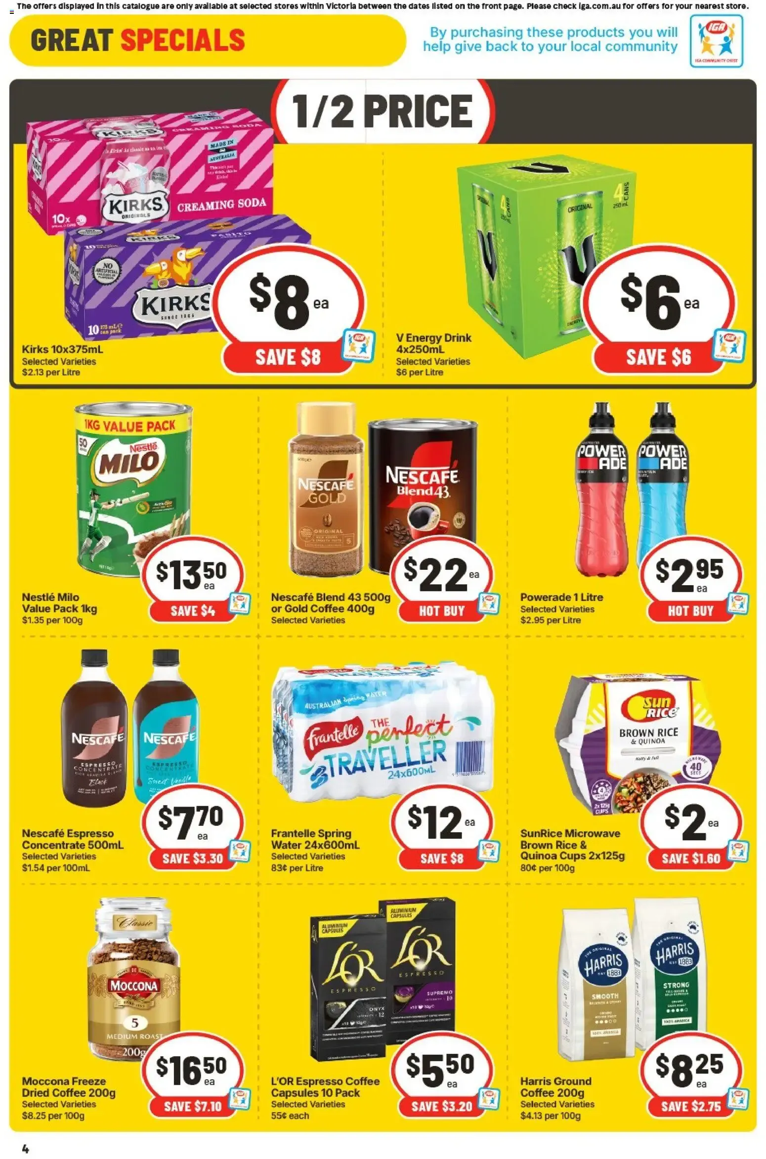 IGA catalogue valid from 19/08/2026 > Online Australia - Catalogue valid from 19 August to 25 August 2026 - page 4