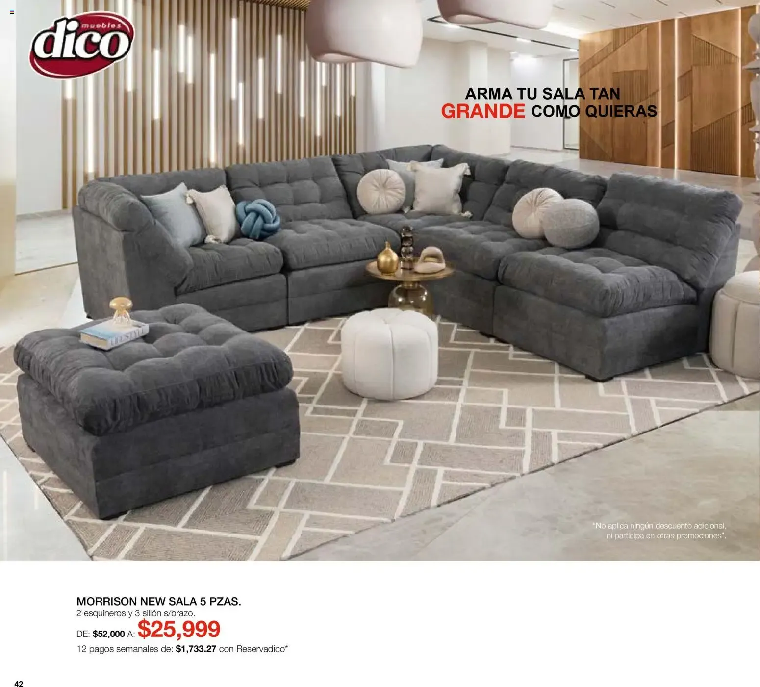 Catálogo de Dico Muebles - Medio Año Medio Precio 1 de agosto al 31 de agosto 2026 - Pagina 42