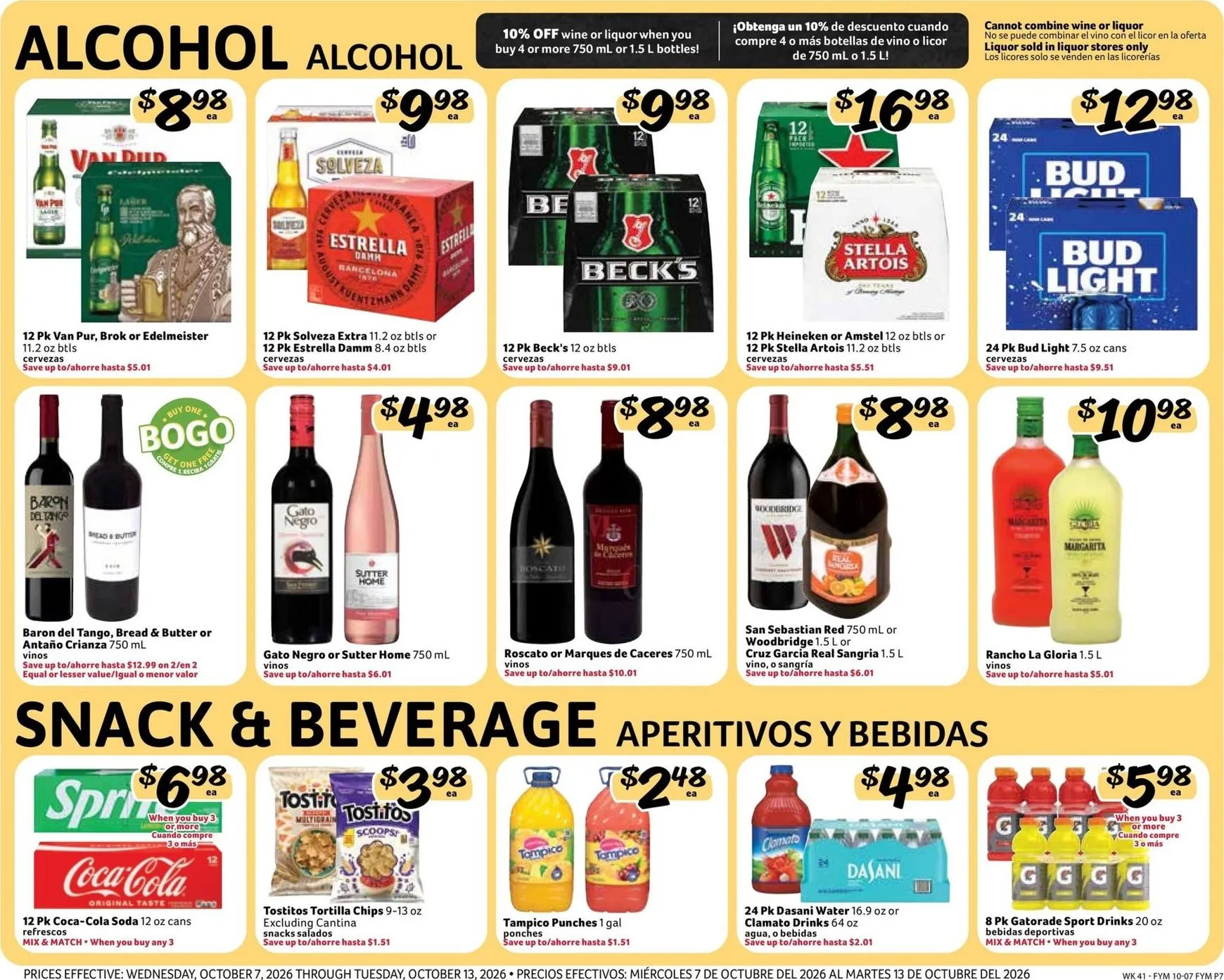 Weekly ad Fresco Supermarkets Weekly Specials from October 7 to October 13 2026 - Page 7