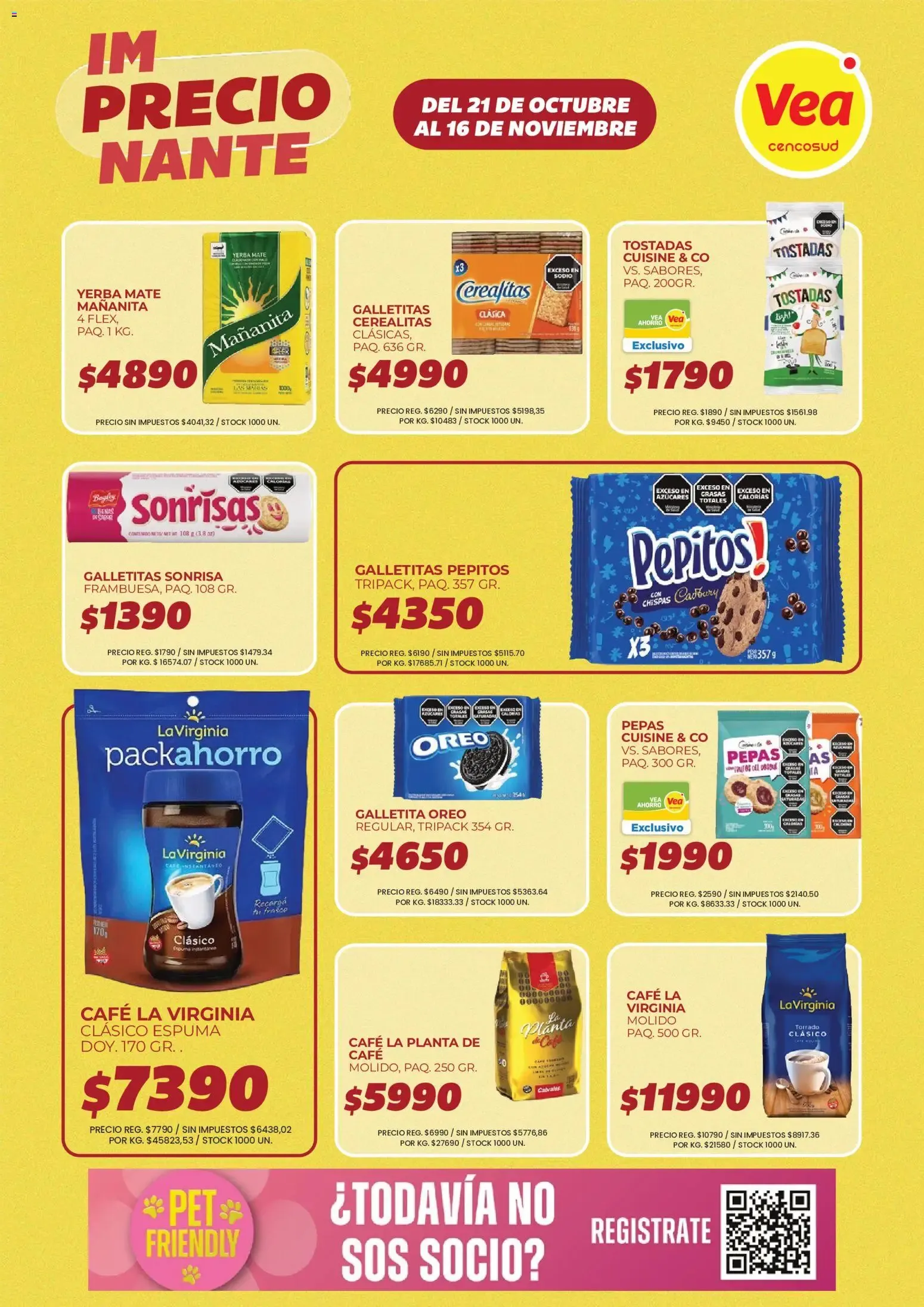 Ofertas de Vea - ImPRECIOnante | BsAs, NEA y Chubut del 21/10/2026 - 16/11/2026 21 de octubre al 16 de noviembre 2026 - Página 3 del catálogo