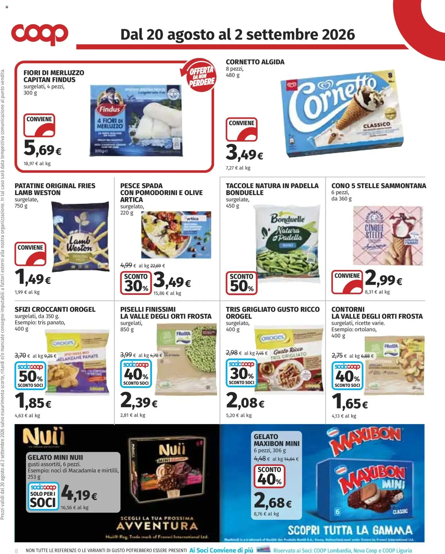 Volantino COOP Anteprima dal 20/08/2026 > NUOVO Promozioni da 20 agosto a 2 settembre di 2026 - Pagina del volantino 8