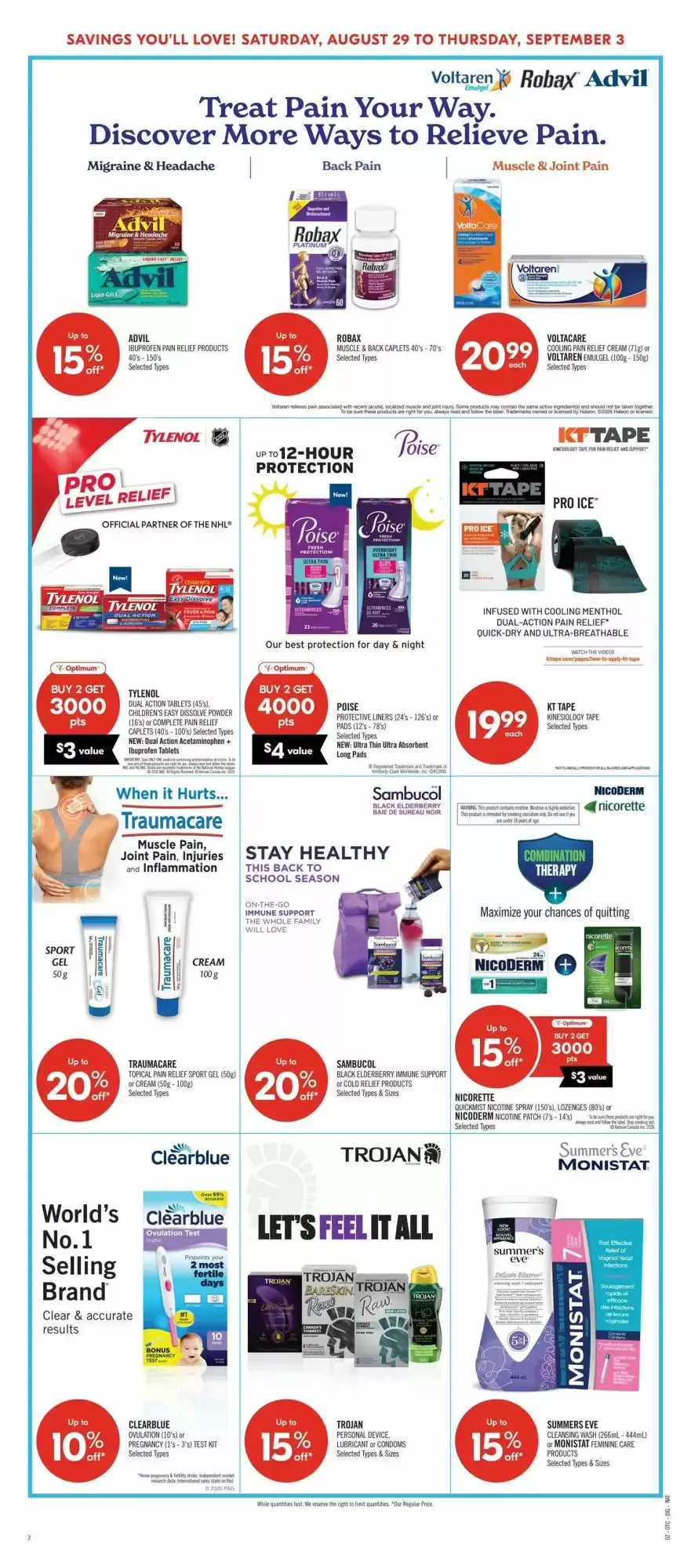 Shoppers Drug Mart flyer week 35 from August 29 to September 3 2026 - flyer page 18