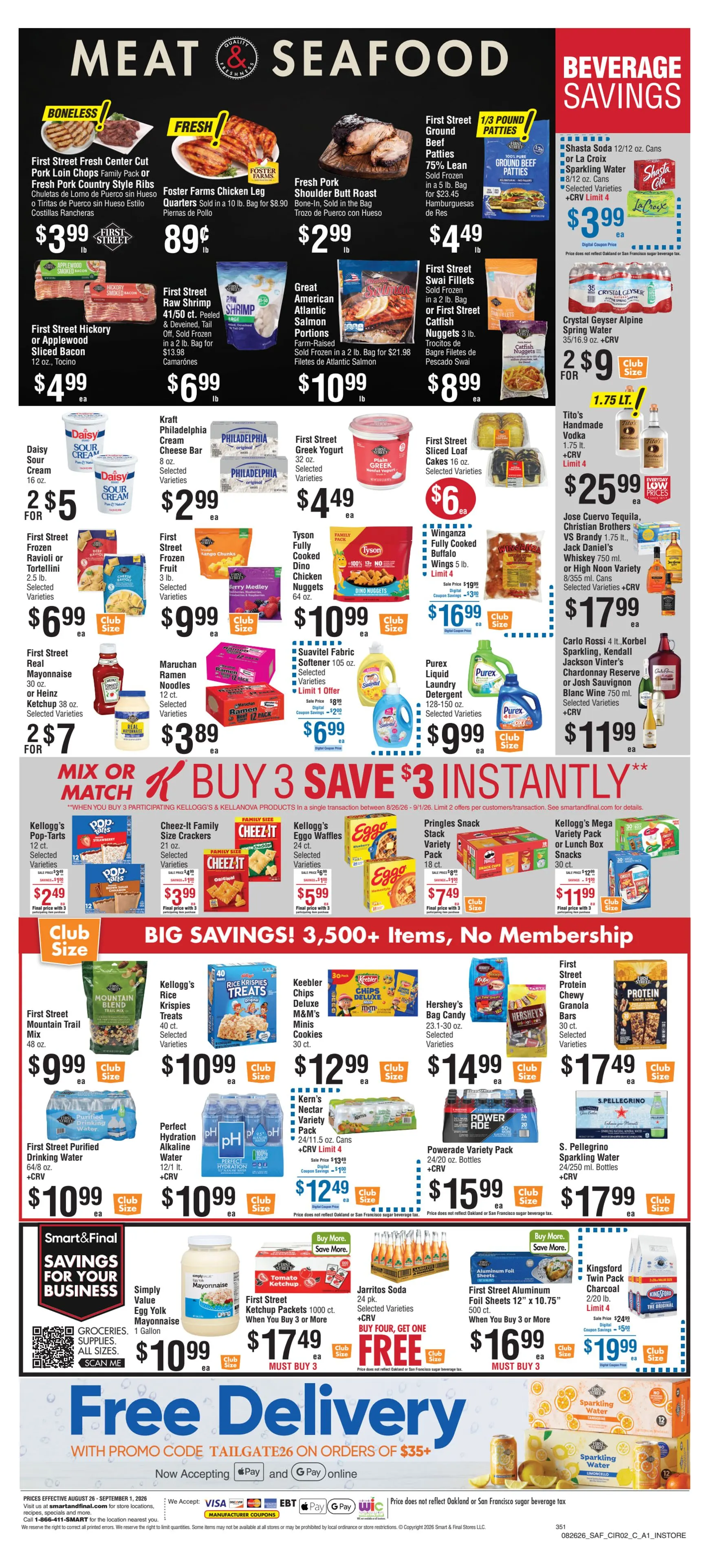 Weekly ad Current Smart & Final leaflet valid from Wednesday 08/26/2026 to Tuesday 09/01/2026 from August 26 to September 1 2026 - Page 3