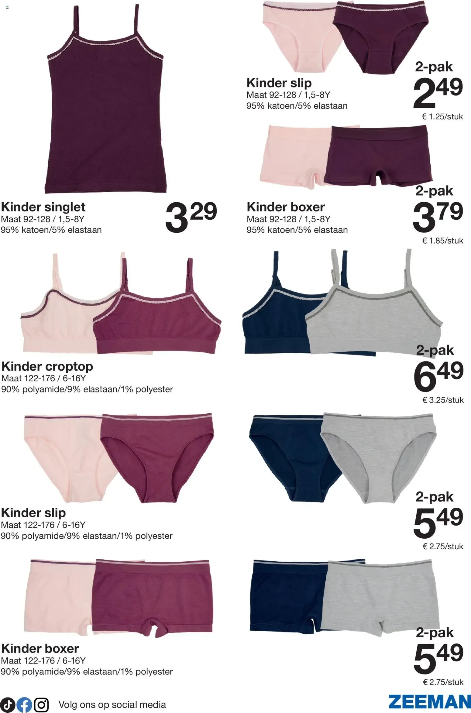 Zeeman: Zachte kleuren en sportieve outfits van 5 september tot 11 september 2026 - Folder pagina 15