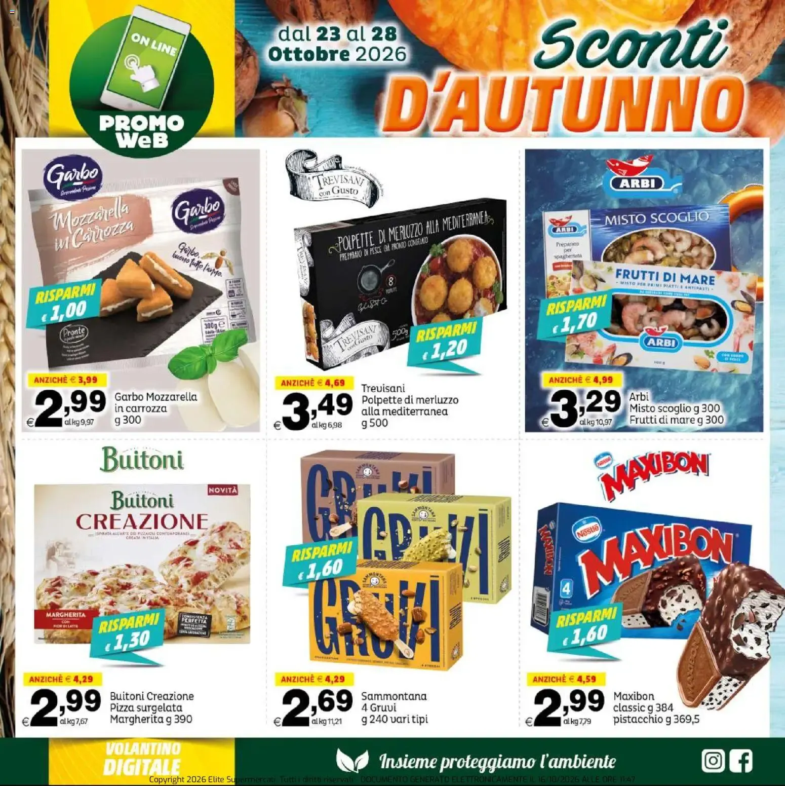 Nuovo Elite Supermercati volantino Sconti d'Autunno dal 23/10/2026 > offerte anteprima 🛍️ da 23 ottobre a 28 ottobre di 2026 - Pagina del volantino 4