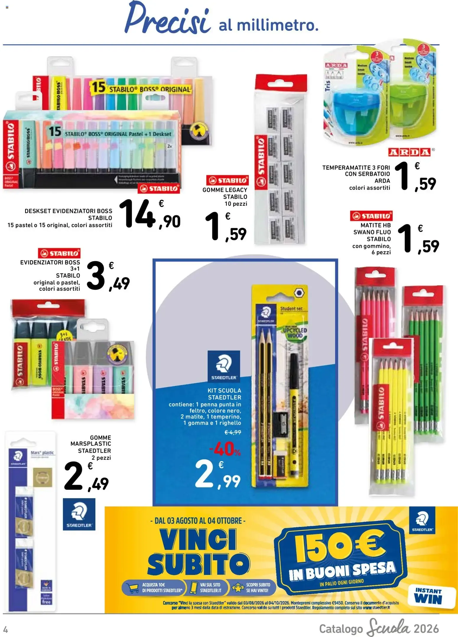 Catalogo Scuola Conad da 21 agosto a 30 settembre di 2026 - Pagina del volantino 4