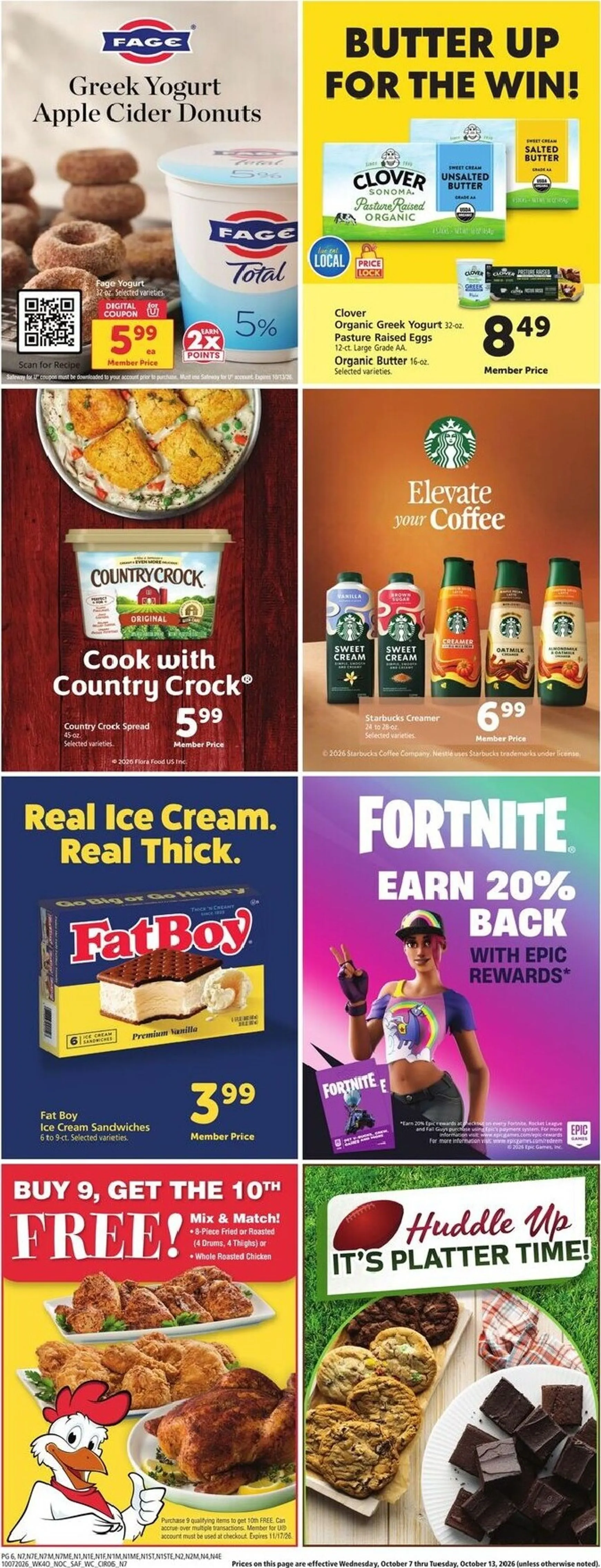 Weekly ad Current Safeway leaflet valid from Wednesday 10/07/2026 to Tuesday 10/13/2026 from October 7 to October 13 2026 - Page 6