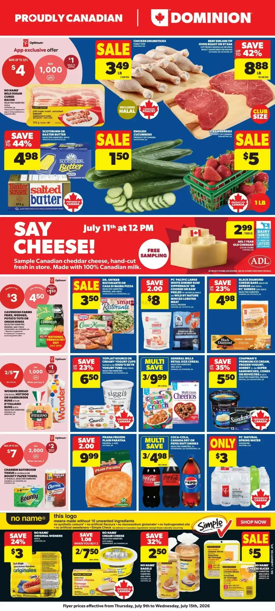 Dominion flyer week 28 from July 9 to July 15 2026 - flyer page 1