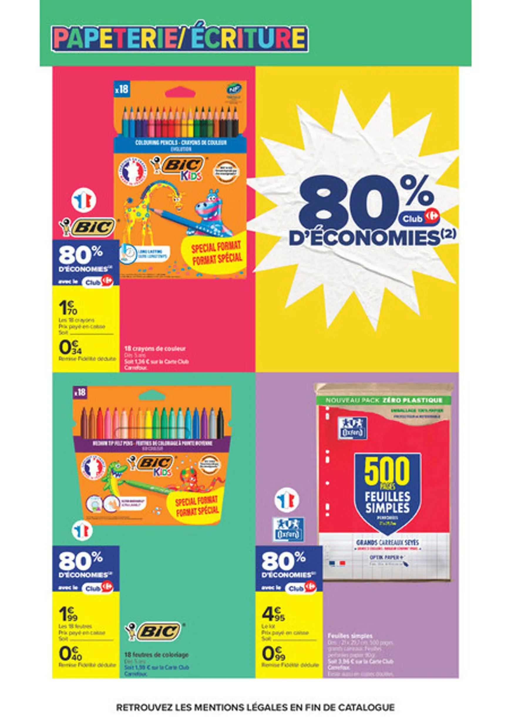 Current Carrefour Market - Rentrée des Classes leaflet valid from du mardi 11/08/2026 to du dimanche 30/08/2026 du 11 août au 30 août 2026 - Catalogue page 5