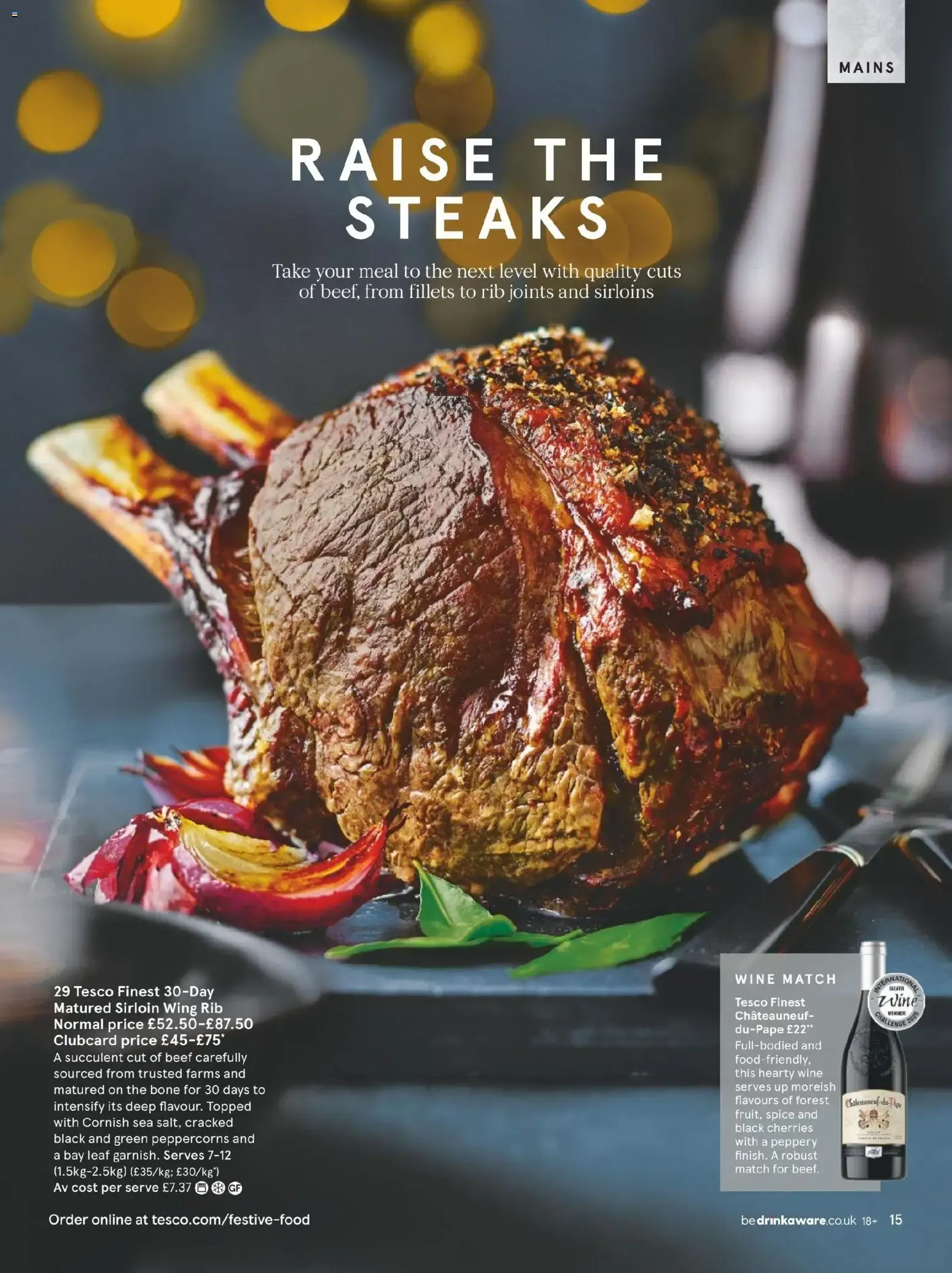 TESCO finest Festive Food to Order from 4 November to 31 December 2026 - Catalogue Page 15