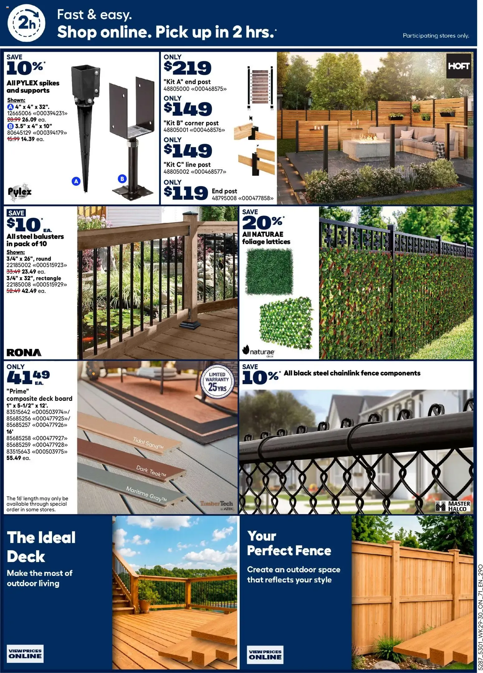 Rona weekly flyer from Aug 13, 2026 > weekly specials & deals from August 13 to August 26 2026 - flyer page 11