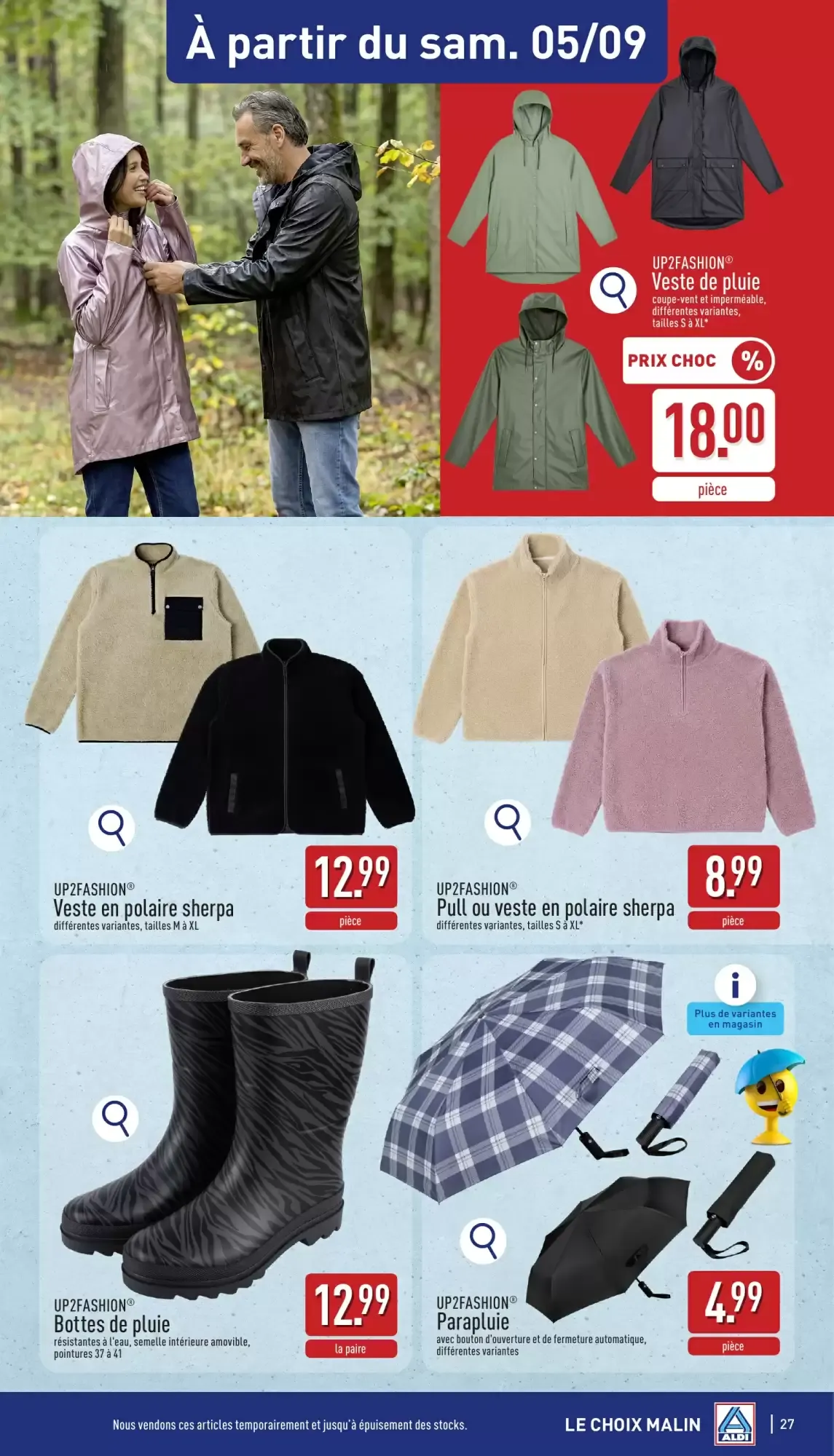 ALDI Dépliant 31/08 - 05/09 van 31 augustus tot 5 september 2026 - folder pagina 27