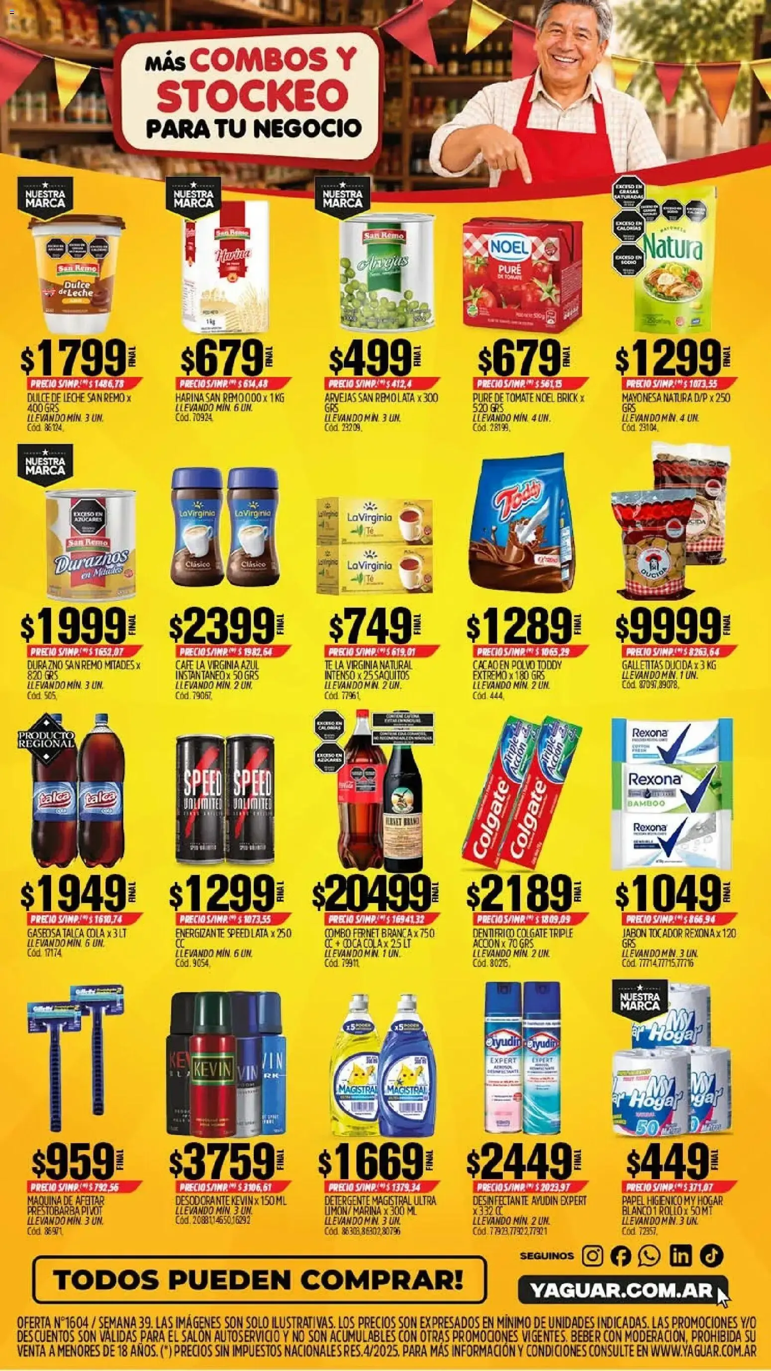 Ofertas de Mayorista Yaguar - Mes del Almacenero 21 de septiembre al 26 de septiembre 2026 - Página 2 del catálogo