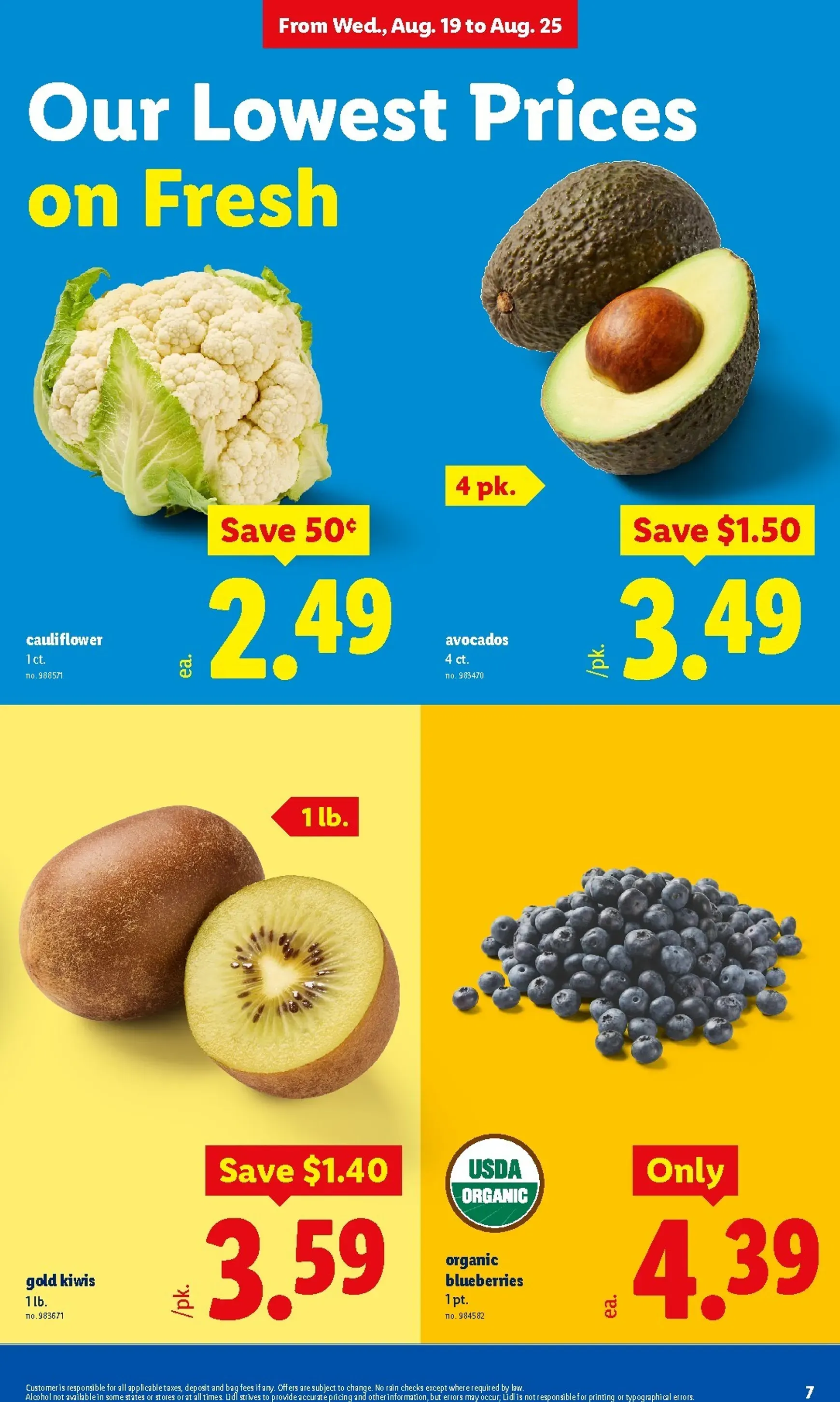 Weekly promotion Current Lidl leaflet valid from Wednesday 08/19/2026 to Tuesday 08/25/2026 spanning from August 19 to August 25 2026 - Page 7 for Catalogue 365